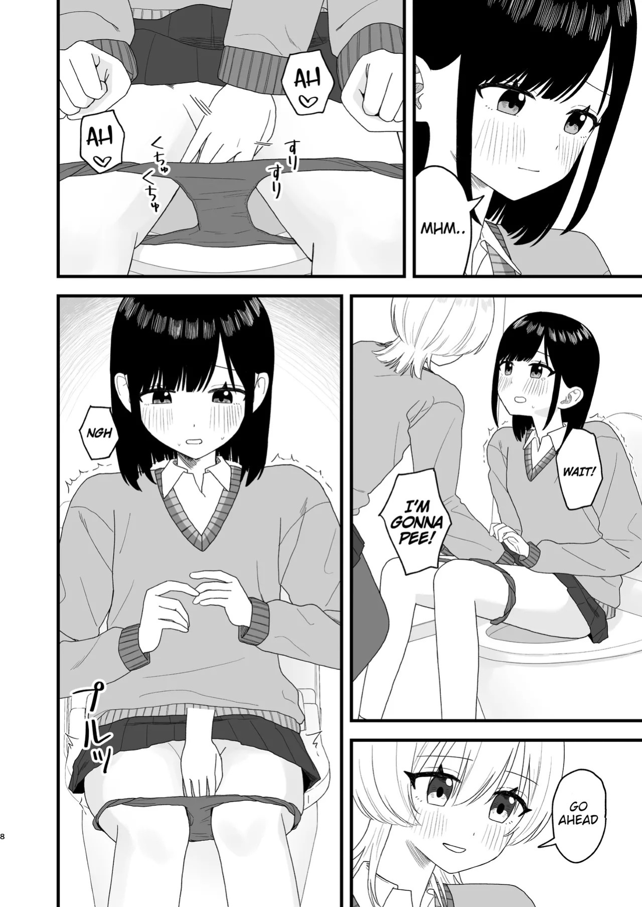 [Pokinikki! (Pokiniki)] Berochuu Shite Oshikko Suru dake | JUST SOME FRENCH KISSING ANO PEEING [English]