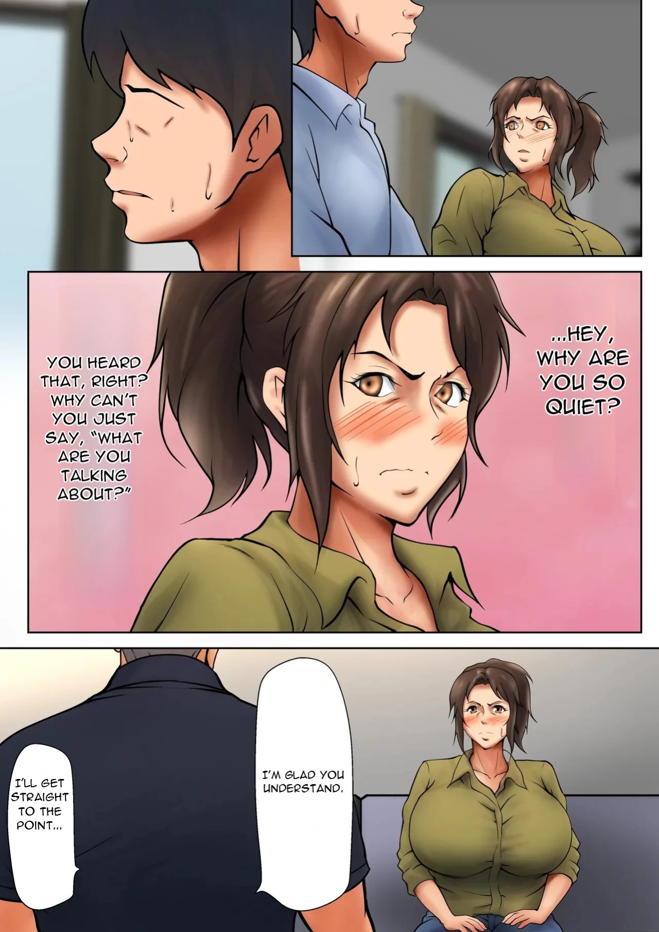 [Pentacle (Shimipan)] A Married Woman Who Chose to Be Embraced for The Sake of Her Daughter - A Night Sanctioned by Her Husband [English][DarklordMTLs]