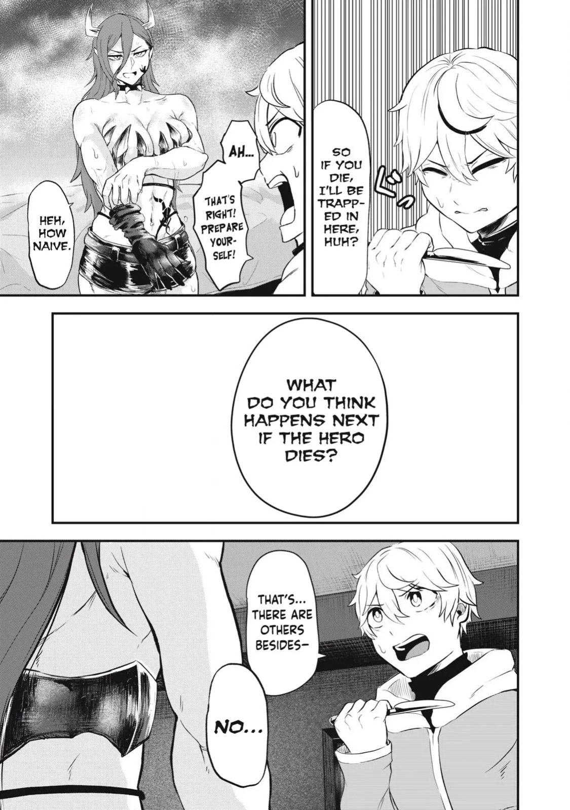 Holy Pilgrimage Ecstasy: defeat demons in a room you cant get out of unless you do XXX [Chapter 1]