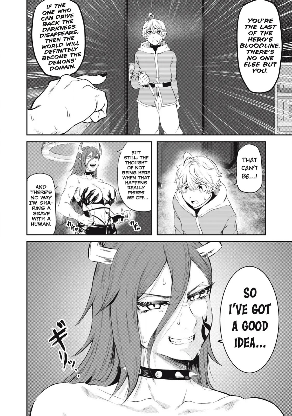 Holy Pilgrimage Ecstasy: defeat demons in a room you cant get out of unless you do XXX [Chapter 1]