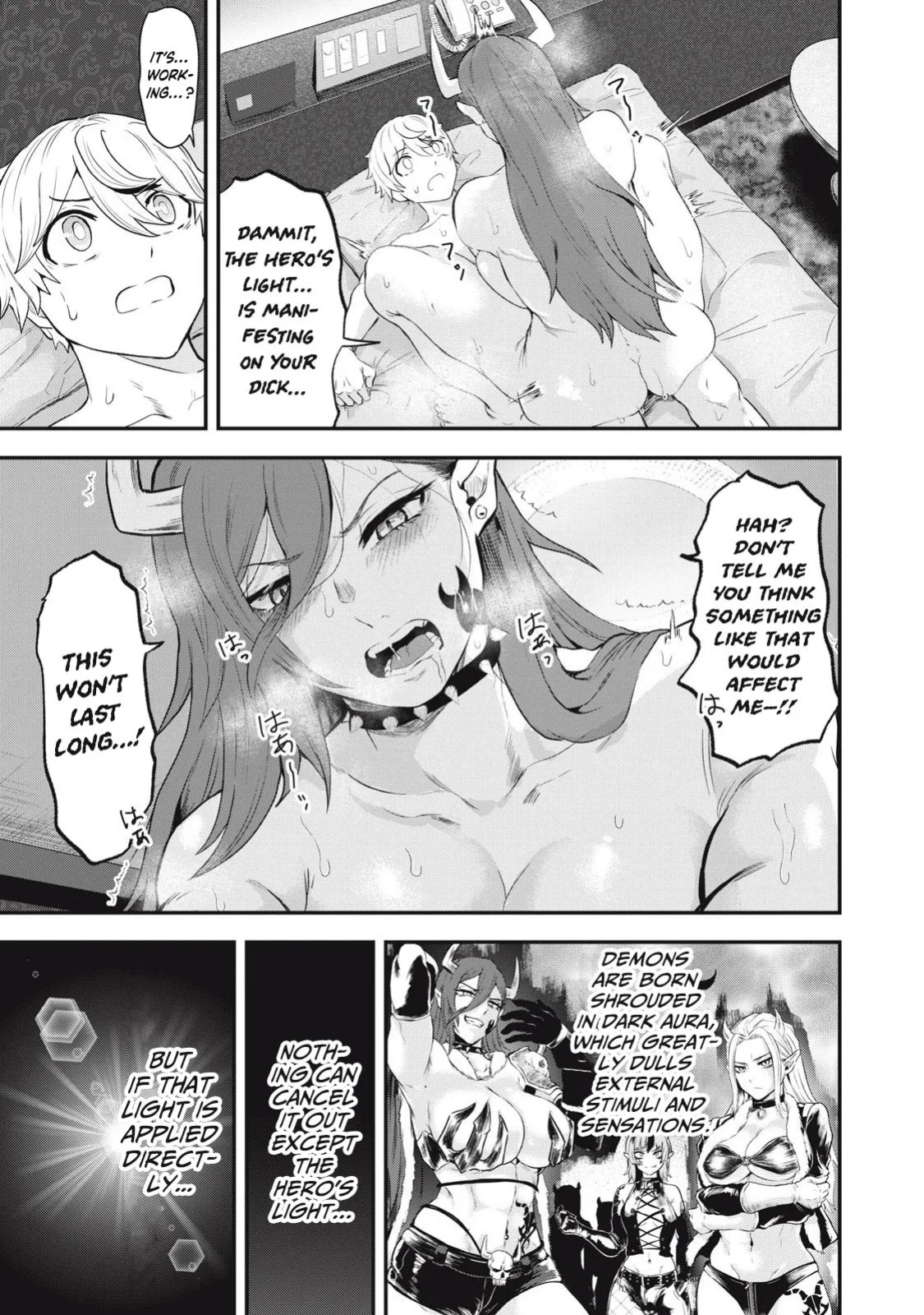 Holy Pilgrimage Ecstasy: defeat demons in a room you cant get out of unless you do XXX [Chapter 1]