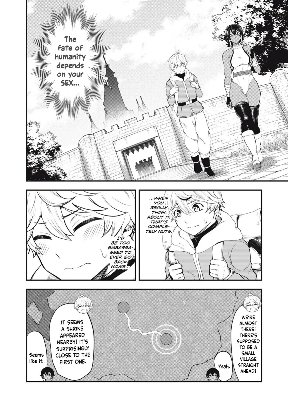 Holy Pilgrimage Ecstasy: defeat demons in a room you cant get out of unless you do XXX [Chapter 2]