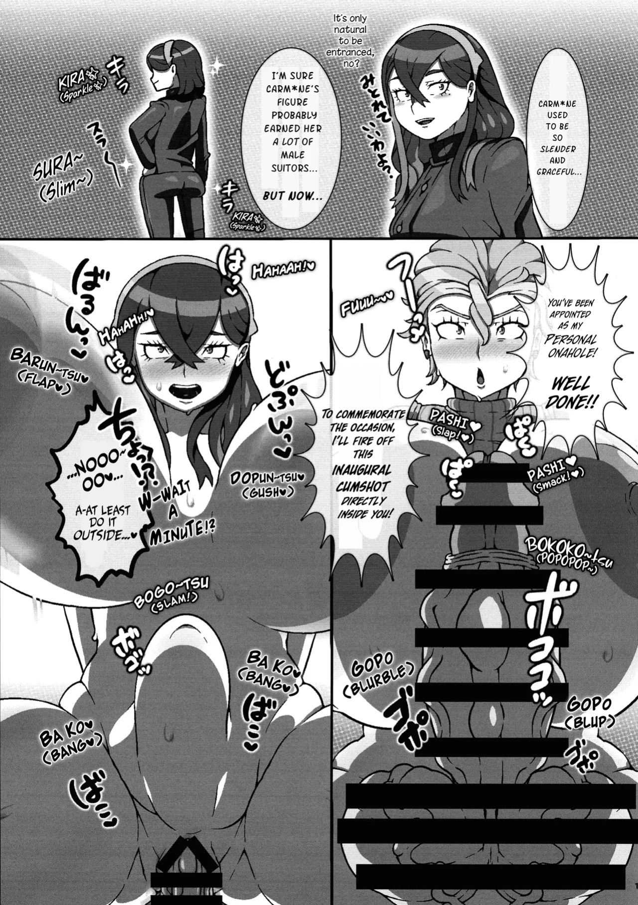 (C104) [R1kyu (R1kyu)] Chounyuu Futanari Briar-sensei to Chounyuu Zeiyu-chan | Super Busty Futanari Professor Briar and Super Busty Carmine (Pokémon Scarlet & Violet) [English]