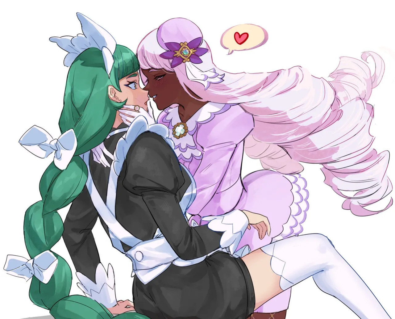 [tencryingemojis] Jacinthe x Lebanne (Pokemon Legends: Z-A)