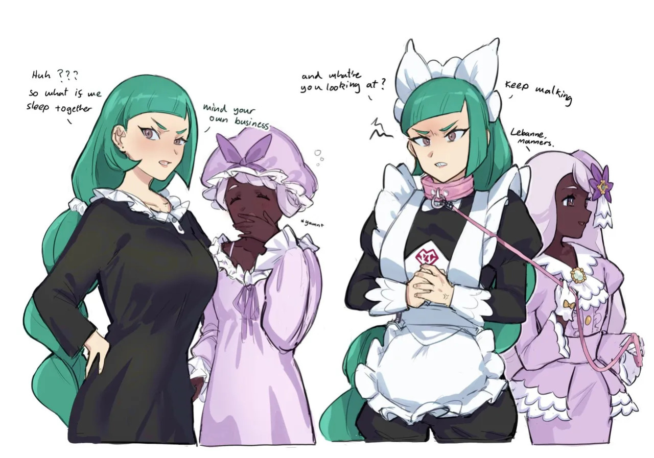 [tencryingemojis] Jacinthe x Lebanne (Pokemon Legends: Z-A)