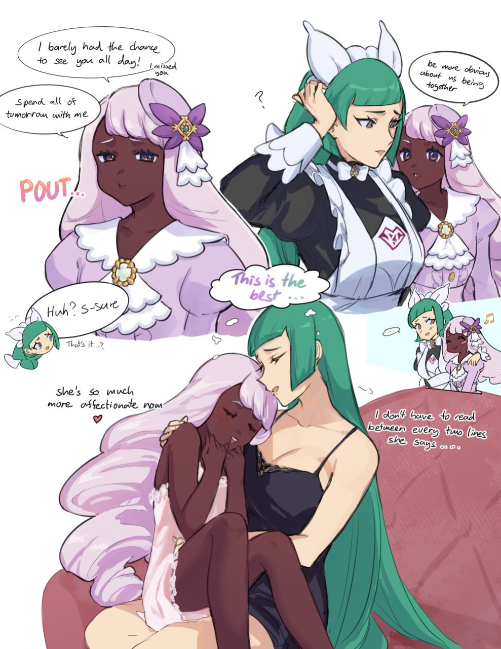 [tencryingemojis] Jacinthe x Lebanne (Pokemon Legends: Z-A)