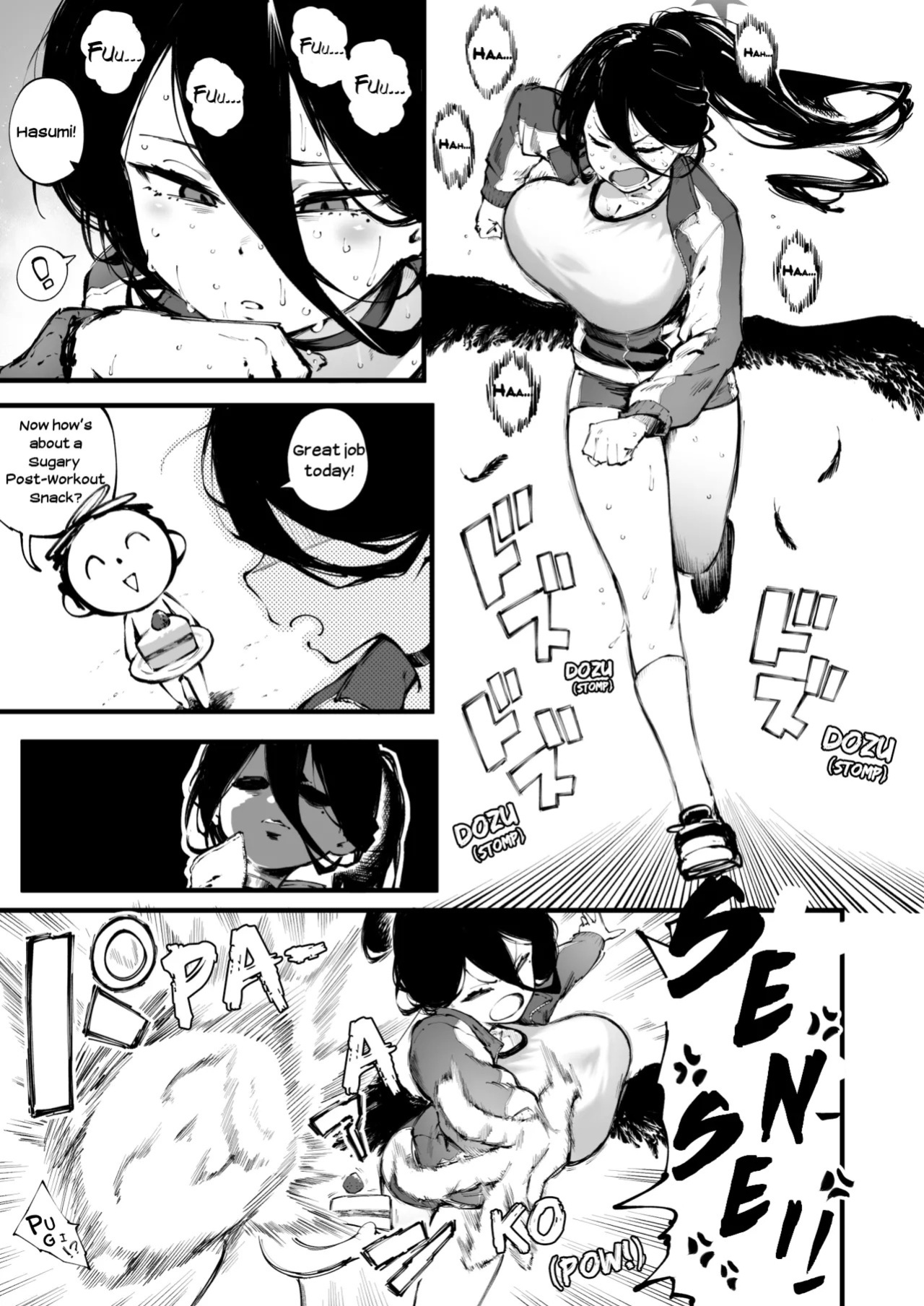 [Suruga Kreuz] Diet Hasumi | Hasumi's Diet (Blue Archive) [English]