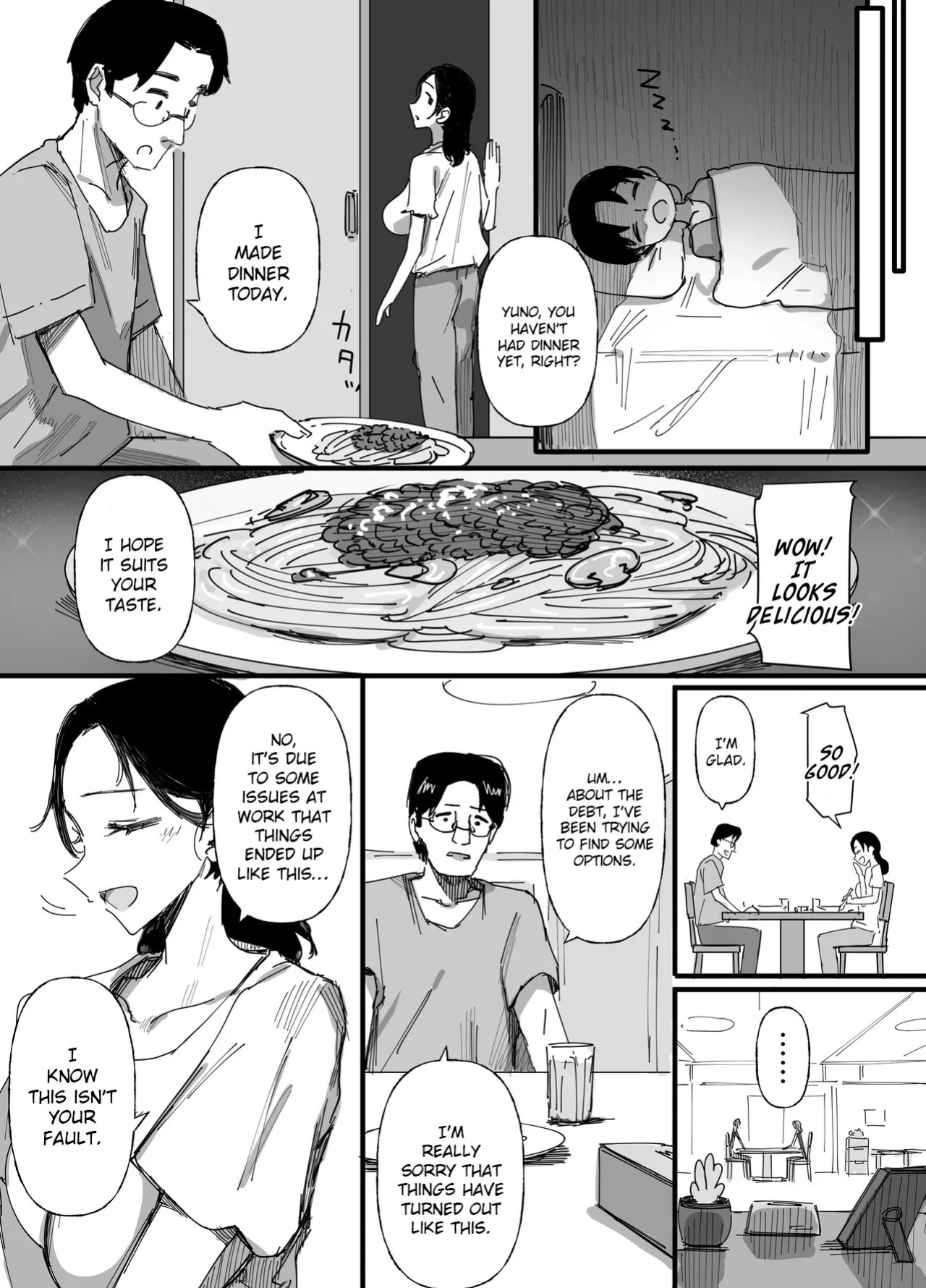 [Dynamic Mom (Onodera)] Otto no Shakkin Nakadashi Hensai Gifu ni Mi o Uru Komochi Tsuma | My Husband’s Debt: A Wife Sells Herself to Her Father-in-Law as Creampie Repayment [English]