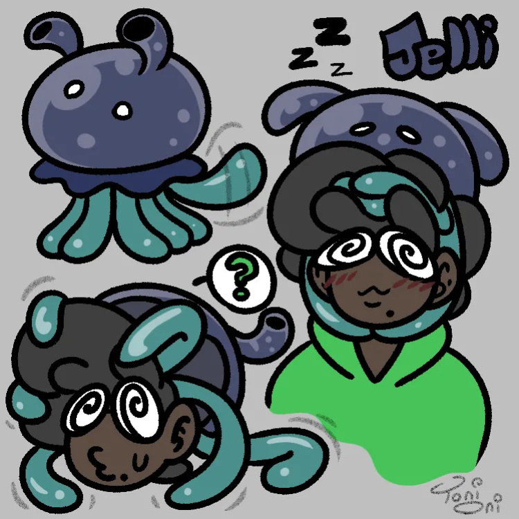 [ToniOniBony] Allan and X'tra ???????? (OC By Tonionibony)