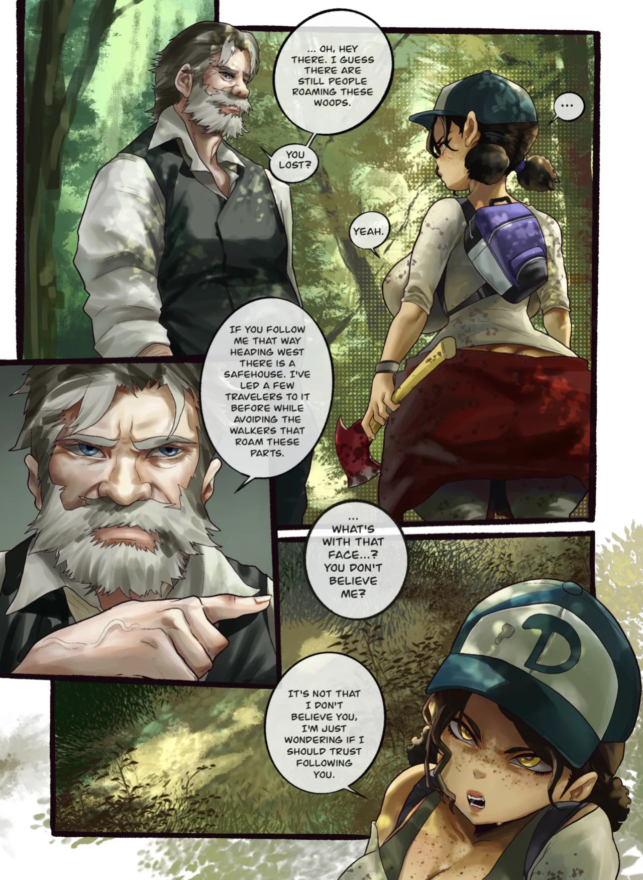 [Noblood] Dying Trust 1 & 2 (The Walking Dead - Ongoing)