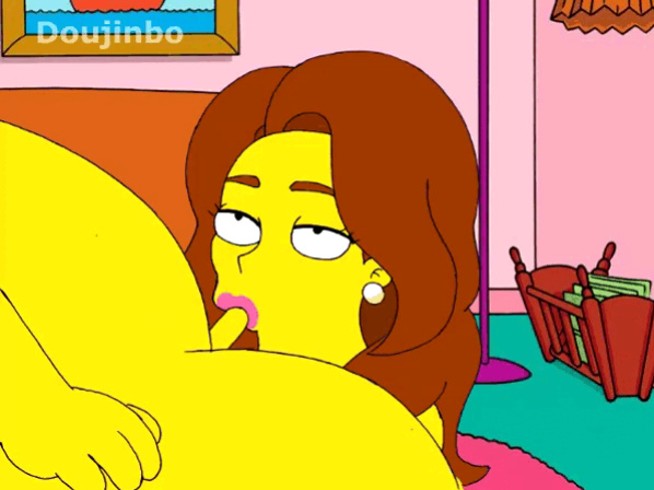 [Doujinbo] Homer gets a blowjob (The Simpsons)