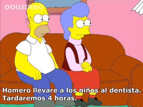 [Doujinbo] Homer gets a blowjob (The Simpsons)