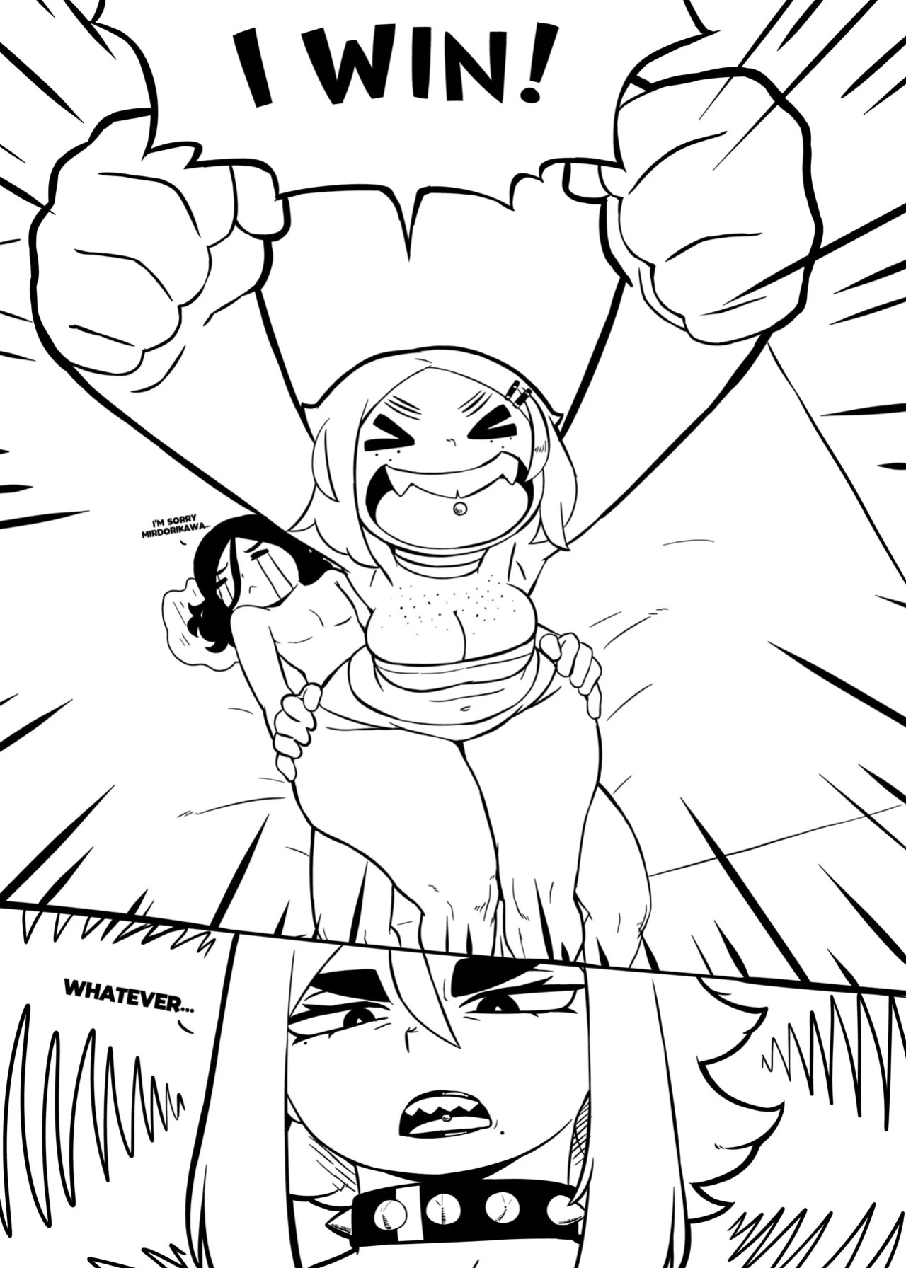 [mirc] Saya & Midori comic (OCs by Riz)