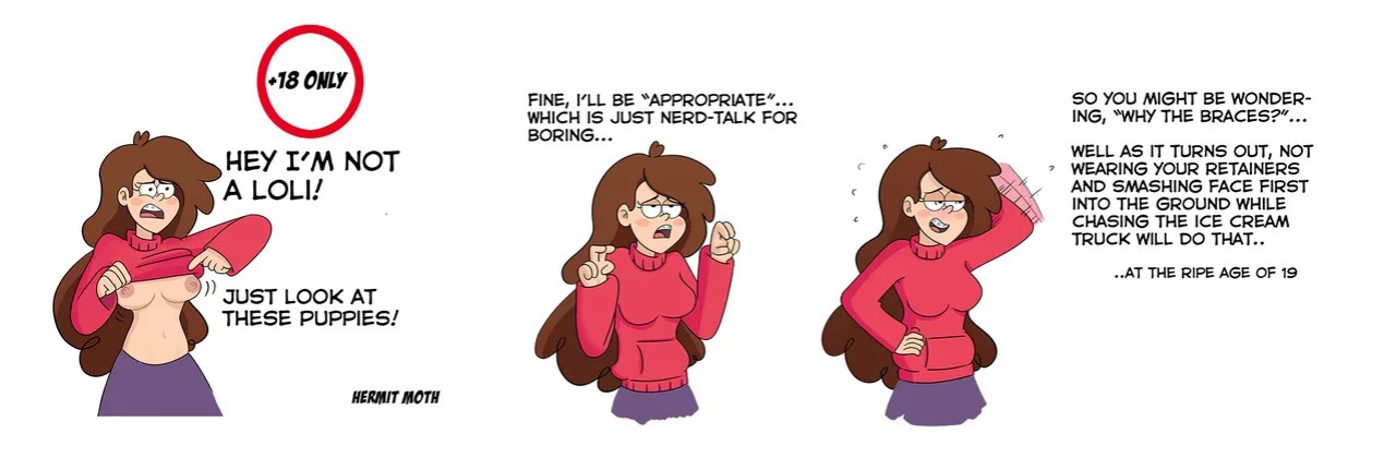 Hermit Moth Gallery (Comics Included)