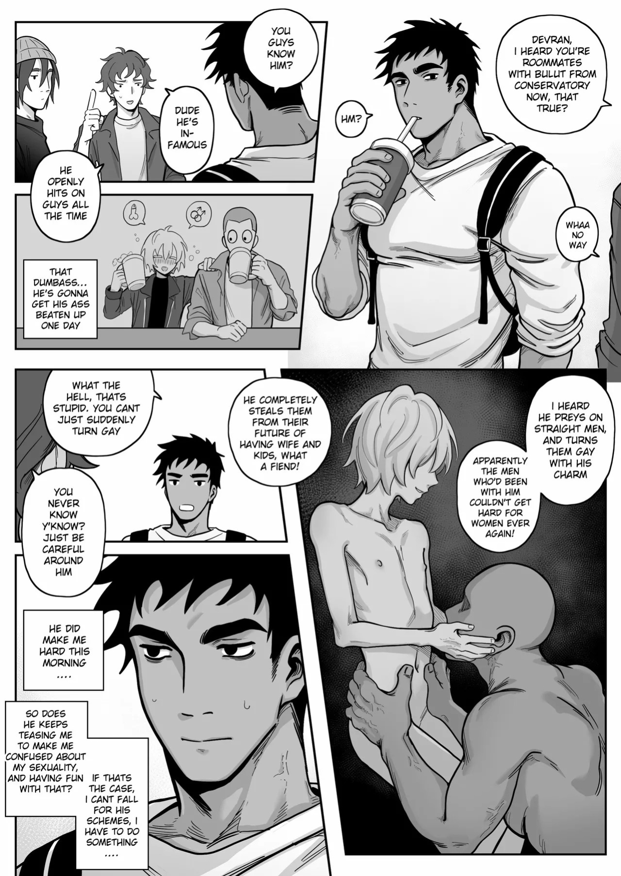 [Schweinchen31] Dosukebena Roommate o Wakara Seru Hanashi | Teaching My Perverted Roommate a Lesson [English] [Decensored]