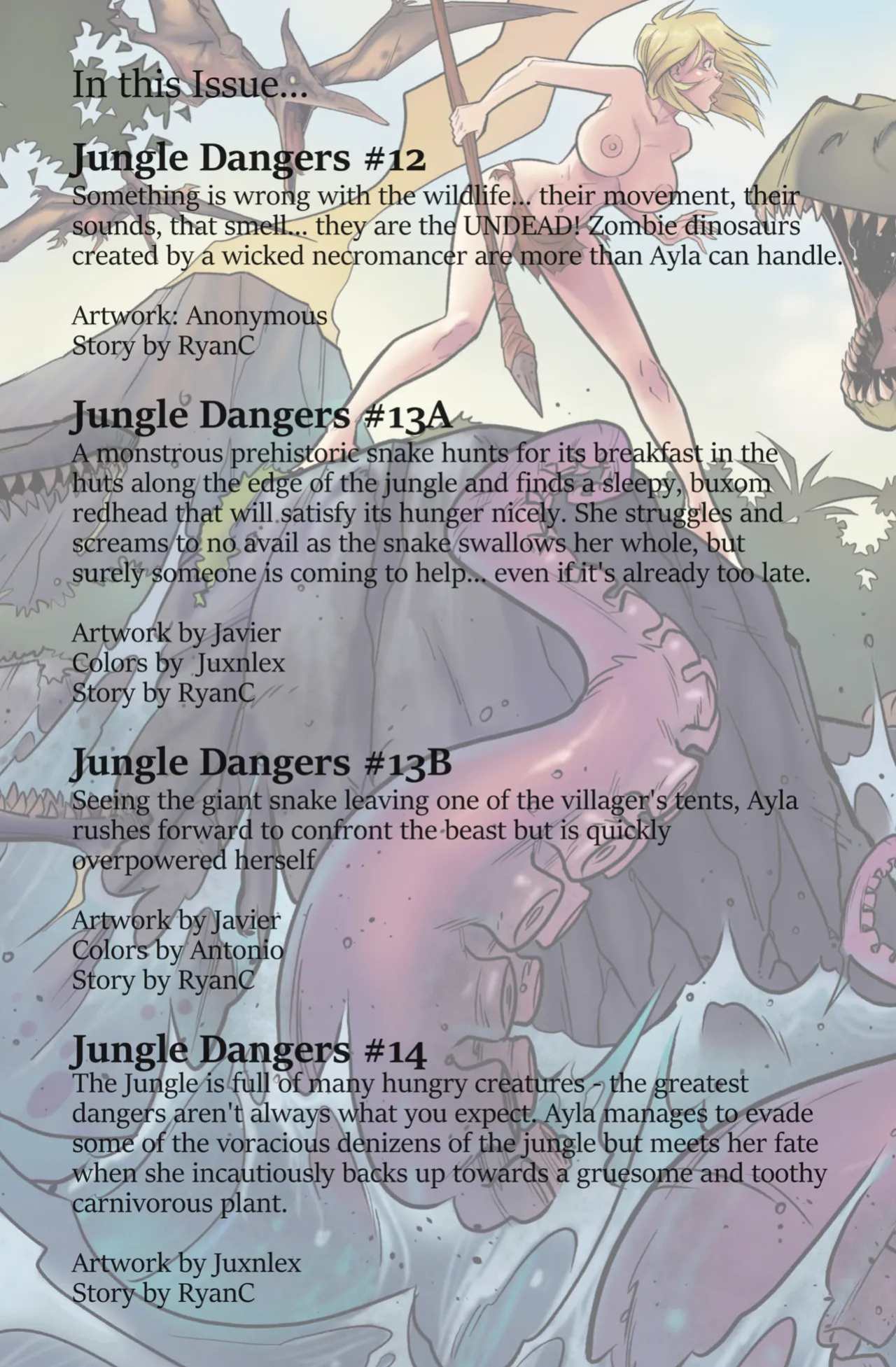 Jungle Dangers Books 1-5
