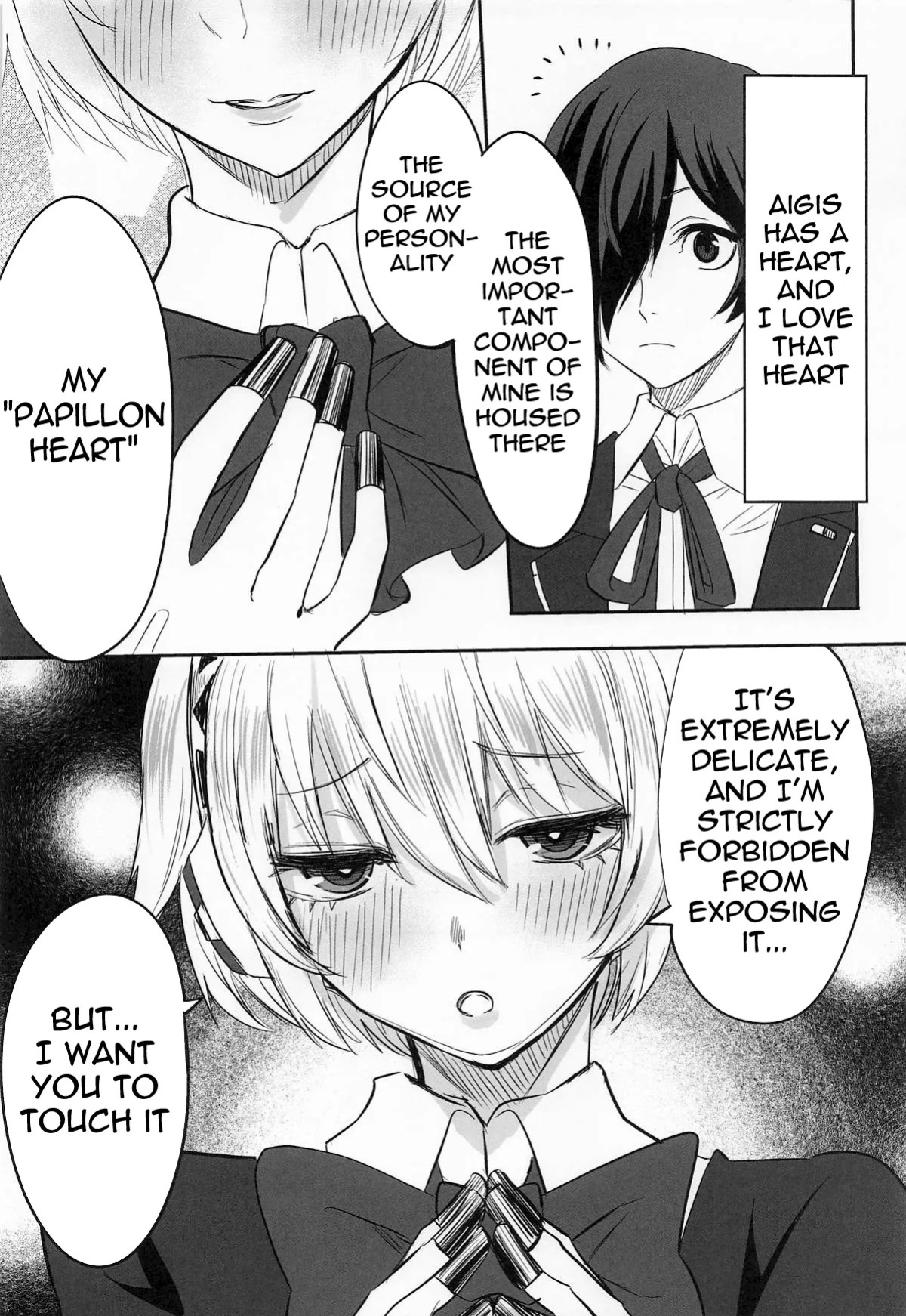 (C105) [Kurohamya (Kurosu)] Sono Kokoro no Naka Papillon Heart ni Furete | Touching her papillon heart (Persona 3) [English] [meganekun_tl]