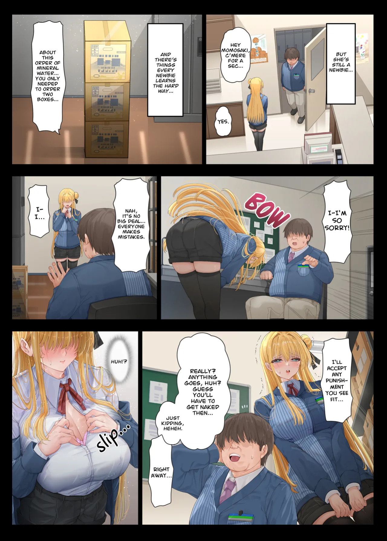 [Mille-Crepe (Chibigon)] Tenchou... Tsugi wa Shippai Shimasen karaa... | Manager... I won't let you down again... [English]