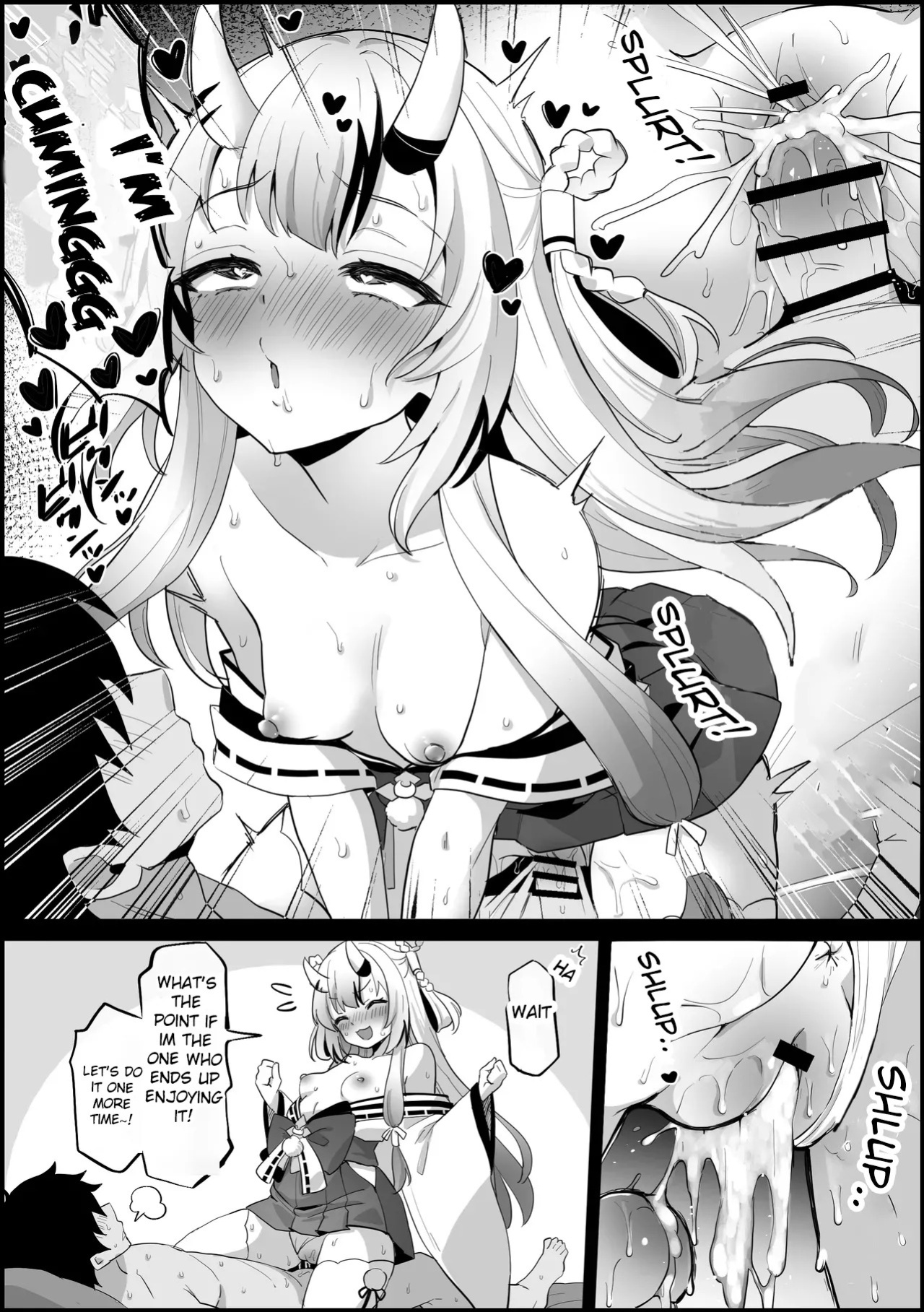 [Kokemomo] Oppai Suki na Kare ni Chikubi Zeme sare, Manzara Demo Nai Ayame (Nakiri Ayame) [English]