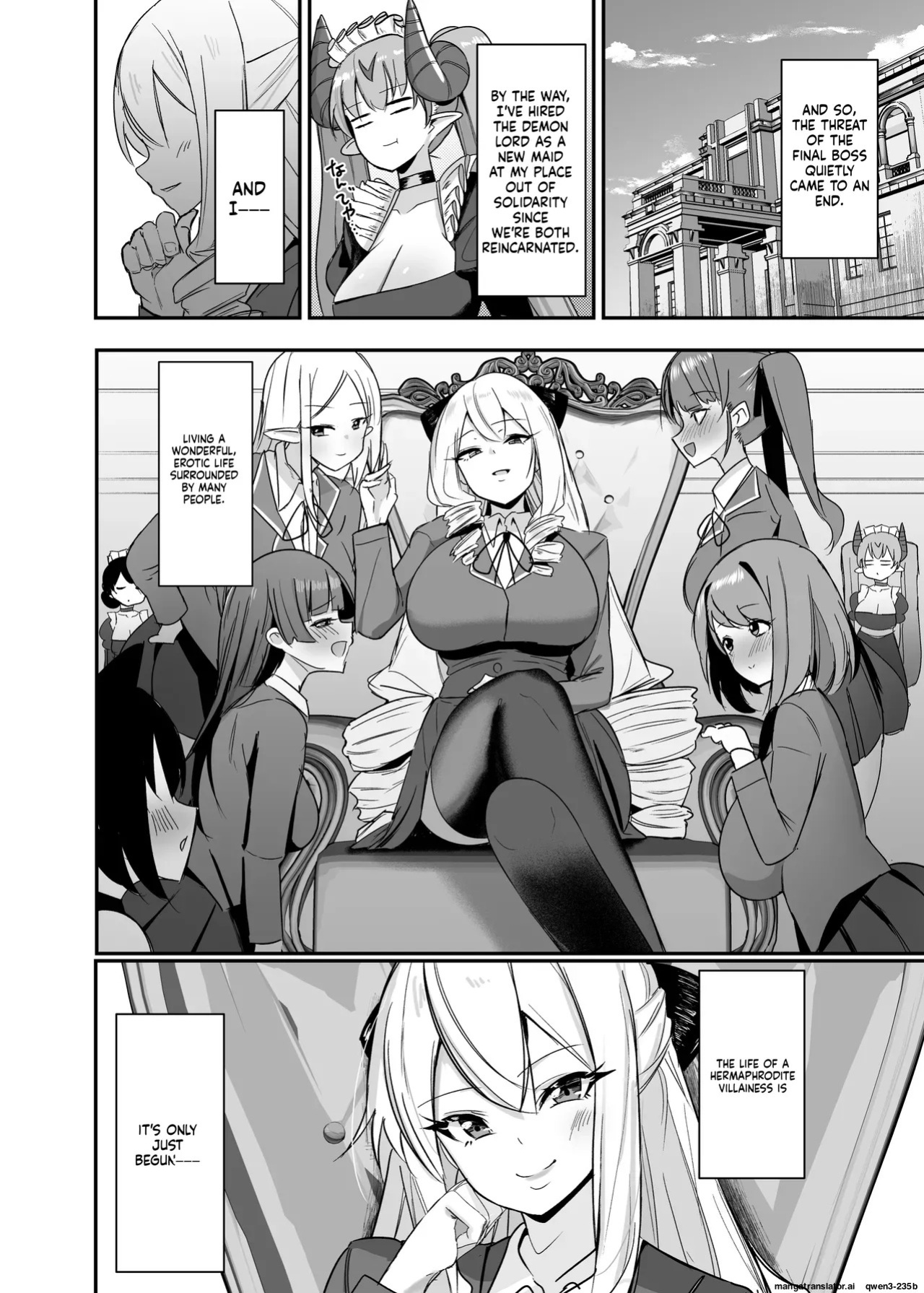 [COSCOteikoku (sella)] Otome Game no Akuyaku Reijou ni Tensei Shitara Ura Settei de Futanari deshita 1-4 | I was reincarnated as a villainess in an otome Game who was a futanari in her backstory 1-4 [English]