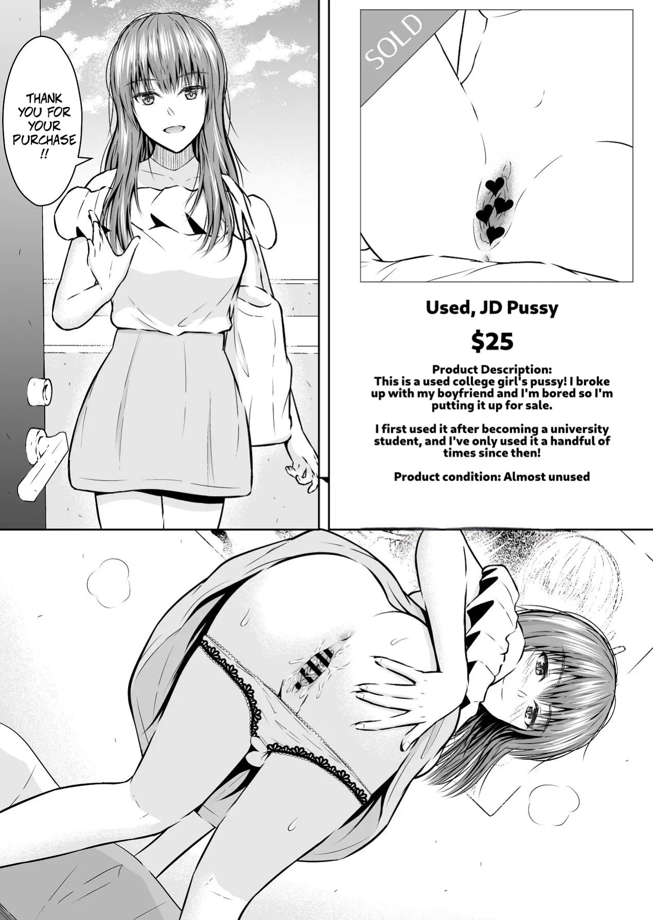 [Ikedaya] Saikin Hayari no FleaMa Appli de wa, Manko mo Kaerurashii | Lately, You Can Even Buy Pussy on Flea Market Apps [English] [CopyOf]