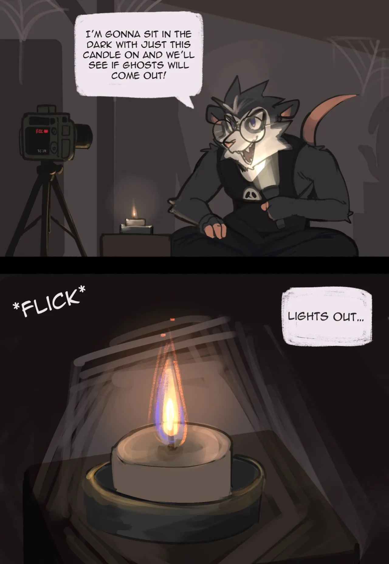 [Kaviaar] The Ghost and Nolan Opossum (Ongoing)