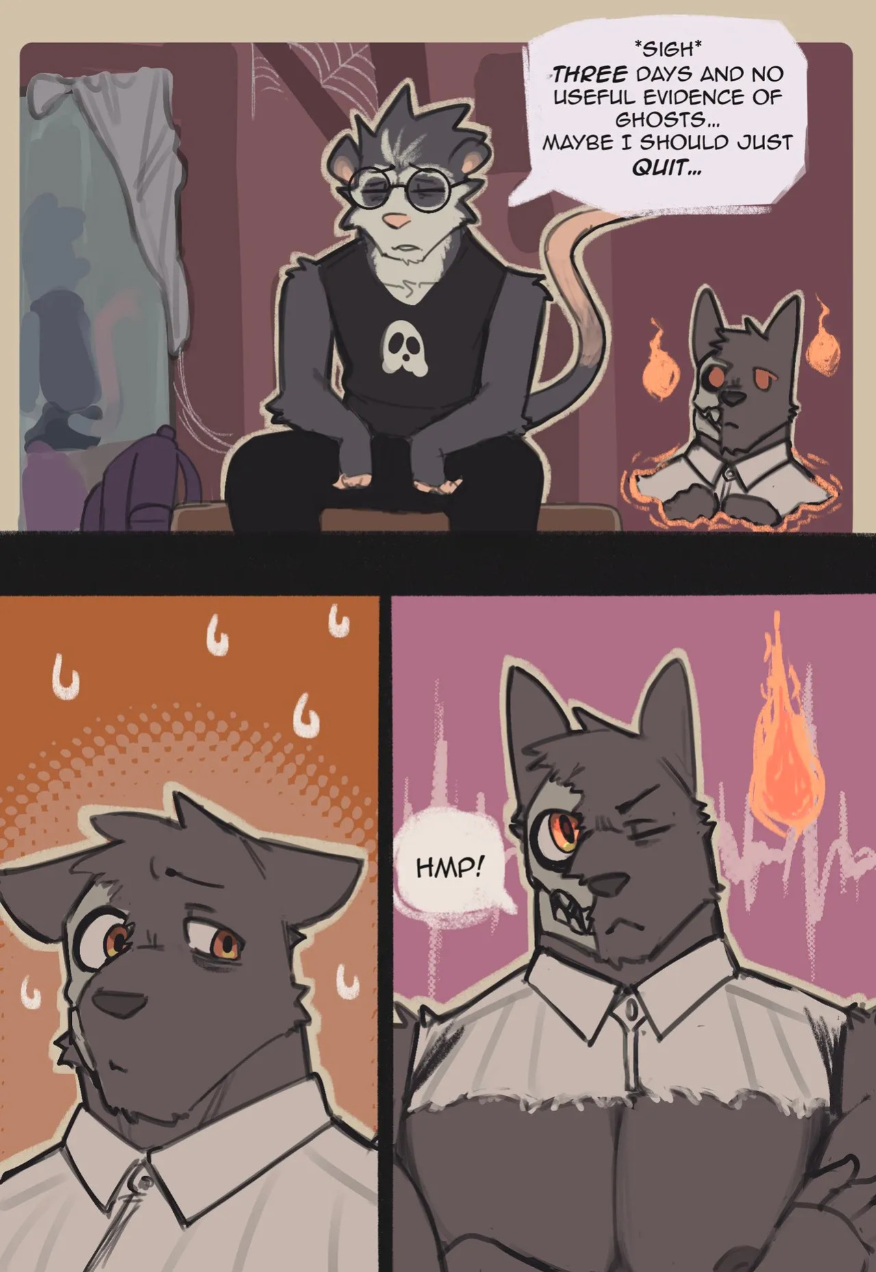 [Kaviaar] The Ghost and Nolan Opossum (Ongoing)