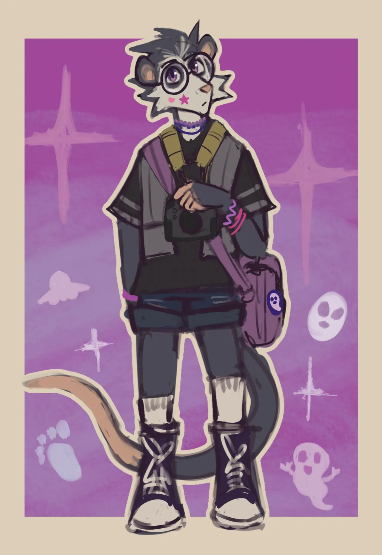 [Kaviaar] The Ghost and Nolan Opossum (Ongoing)
