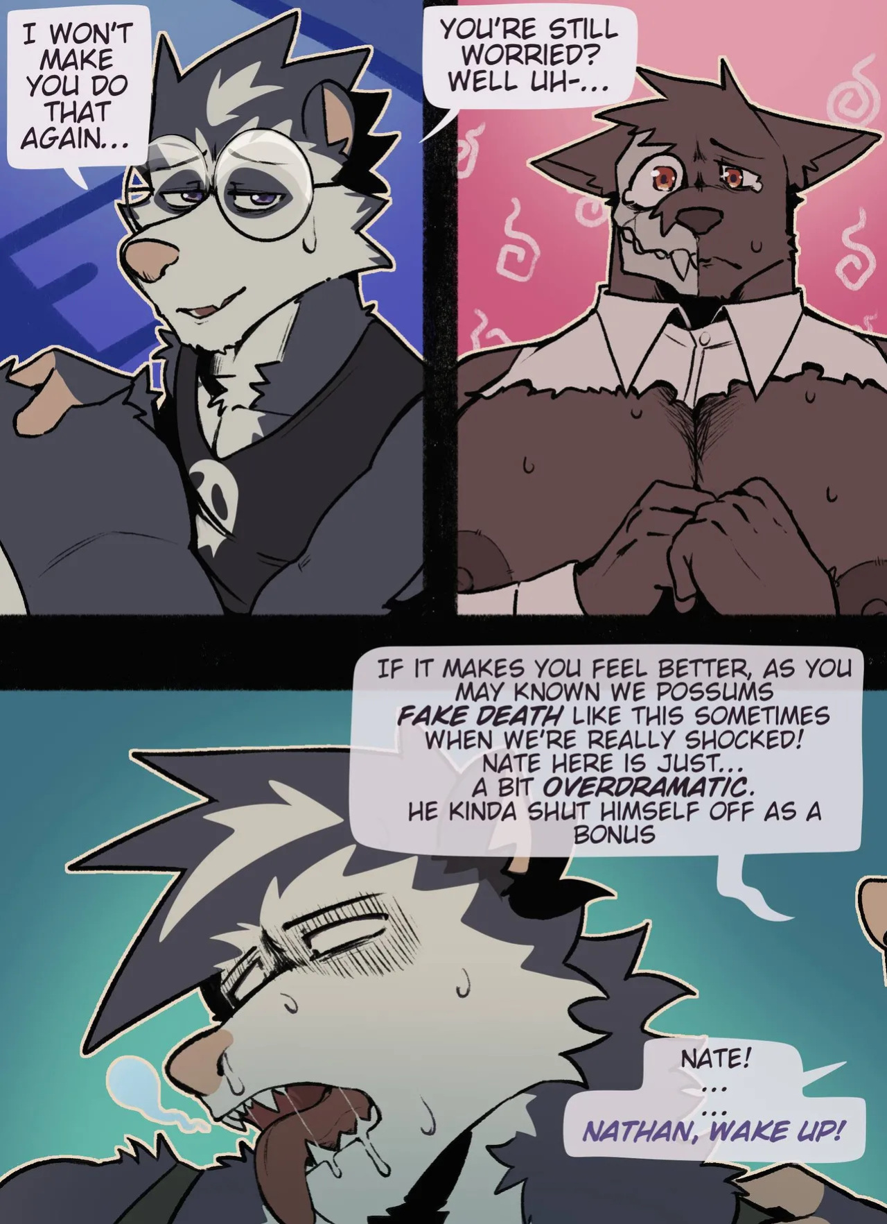 [Kaviaar] The Ghost and Nolan Opossum (Ongoing)