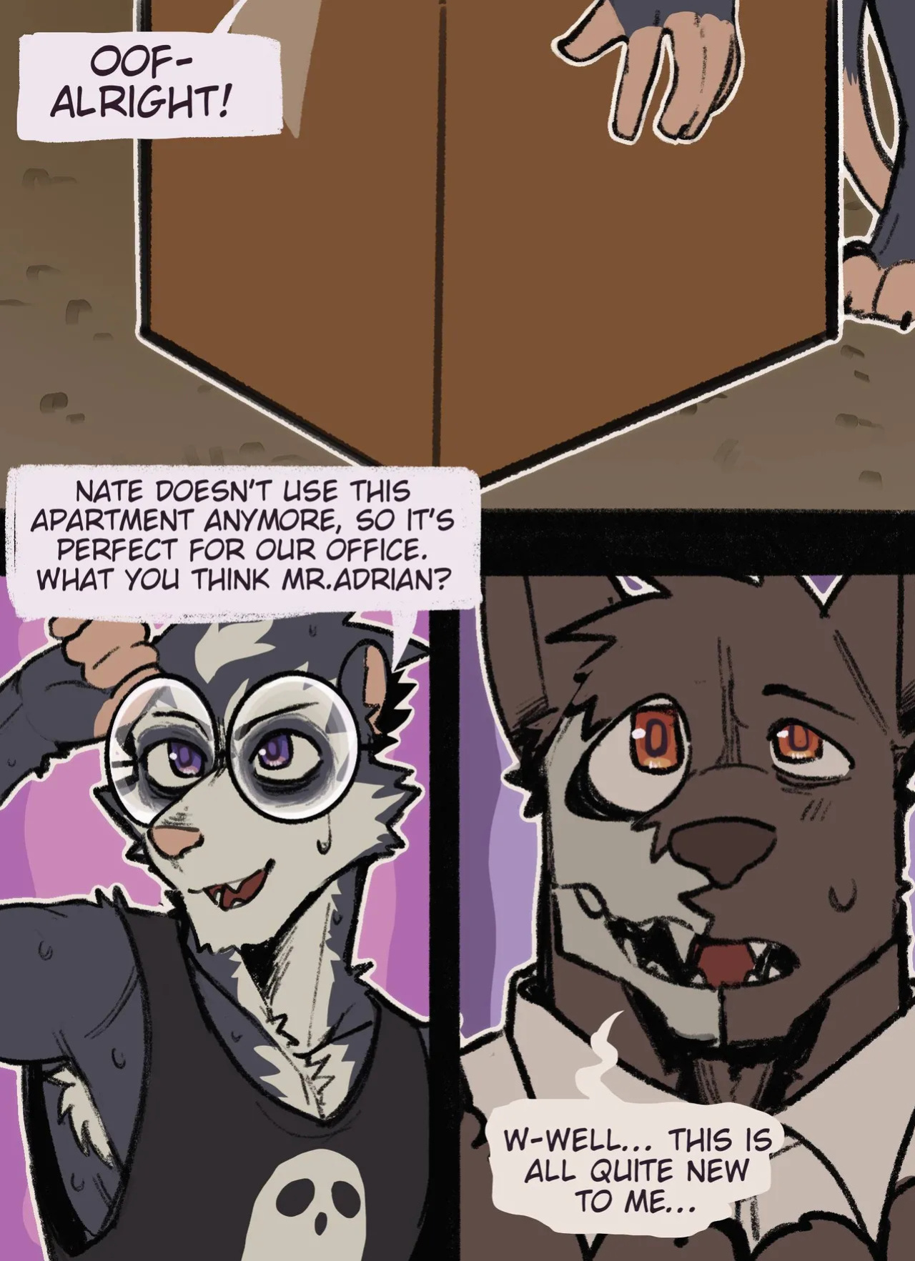 [Kaviaar] The Ghost and Nolan Opossum (Ongoing)