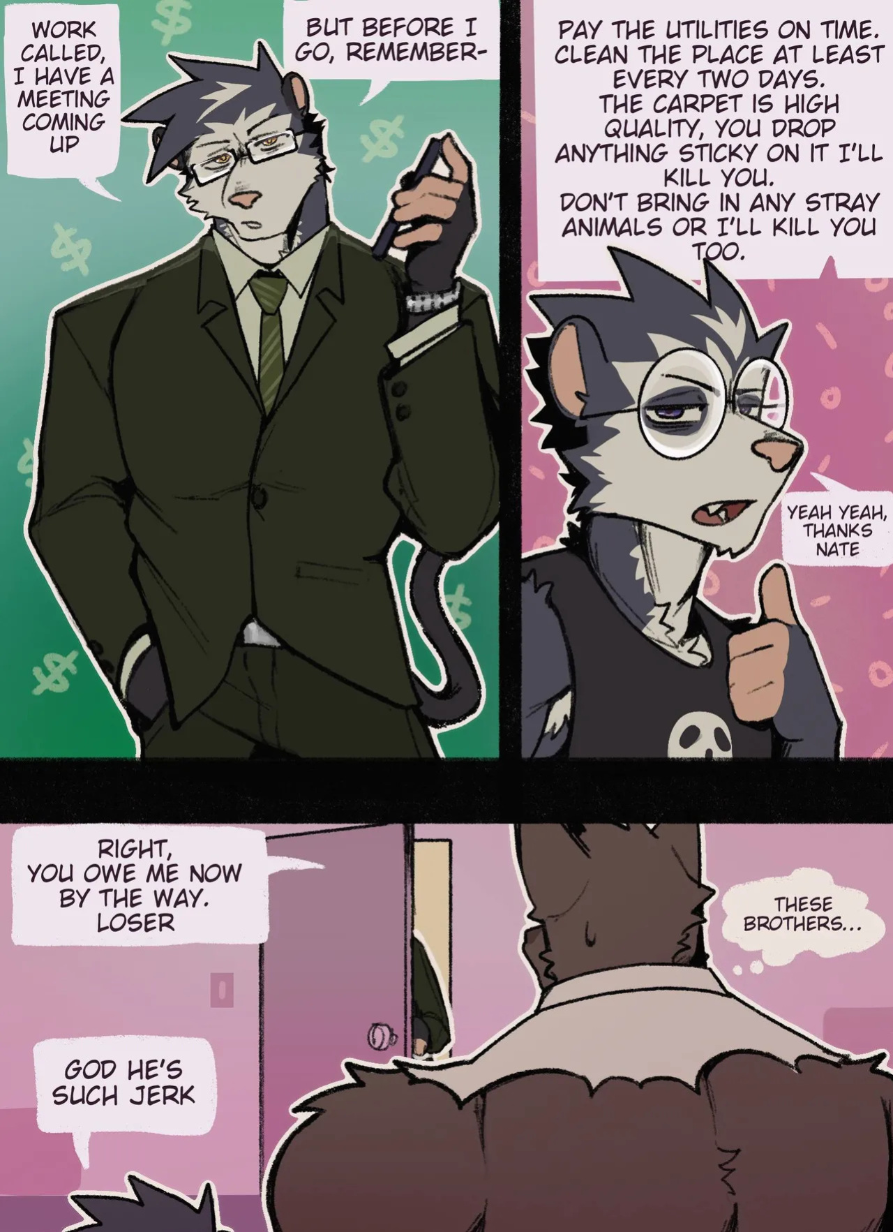 [Kaviaar] The Ghost and Nolan Opossum (Ongoing)