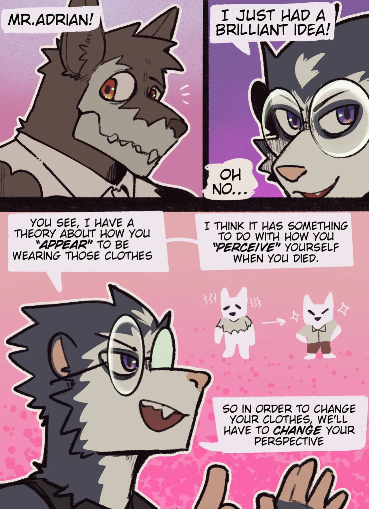 [Kaviaar] The Ghost and Nolan Opossum (Ongoing)