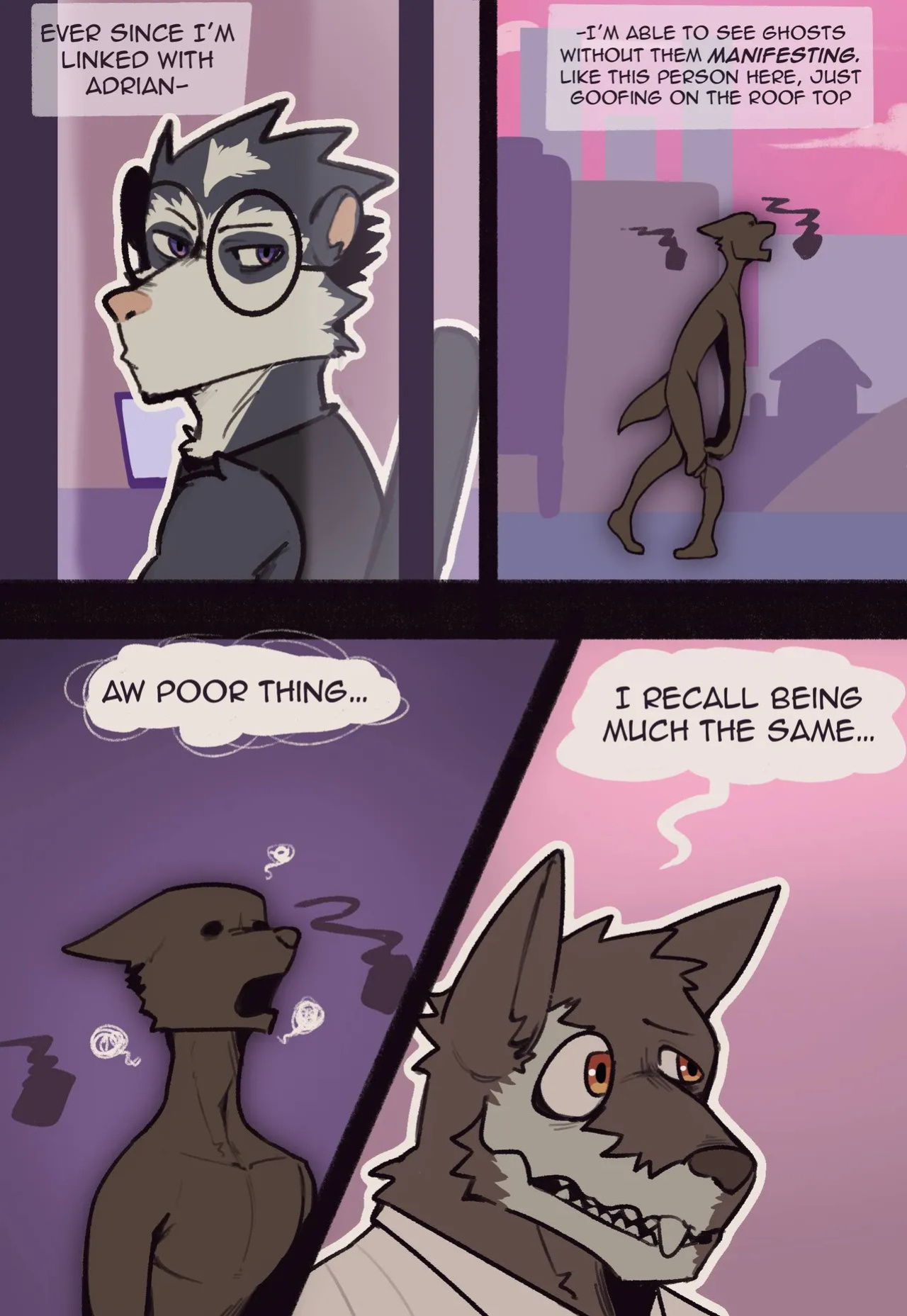 [Kaviaar] The Ghost and Nolan Opossum (Ongoing)