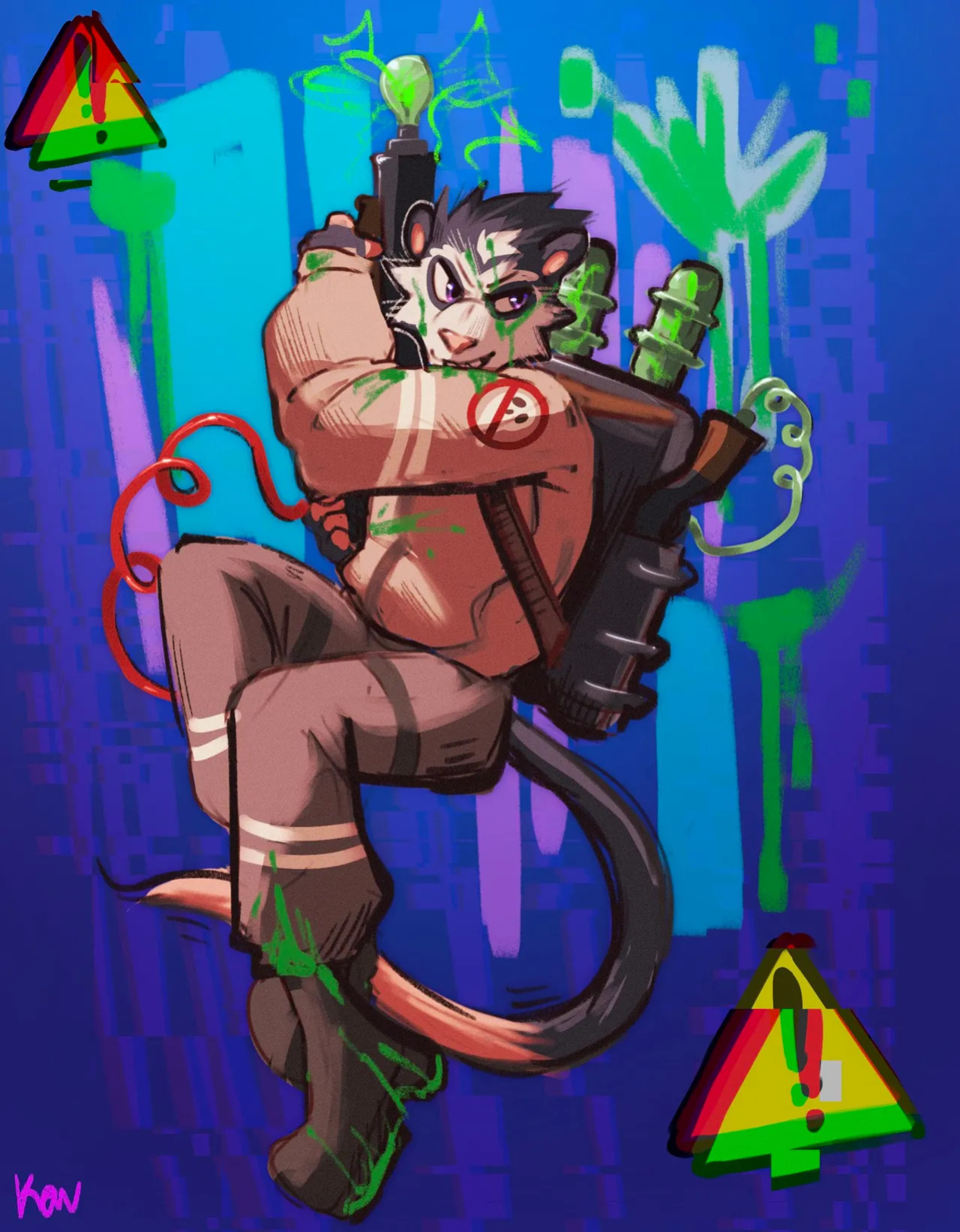 [Kaviaar] The Ghost and Nolan Opossum (Ongoing)