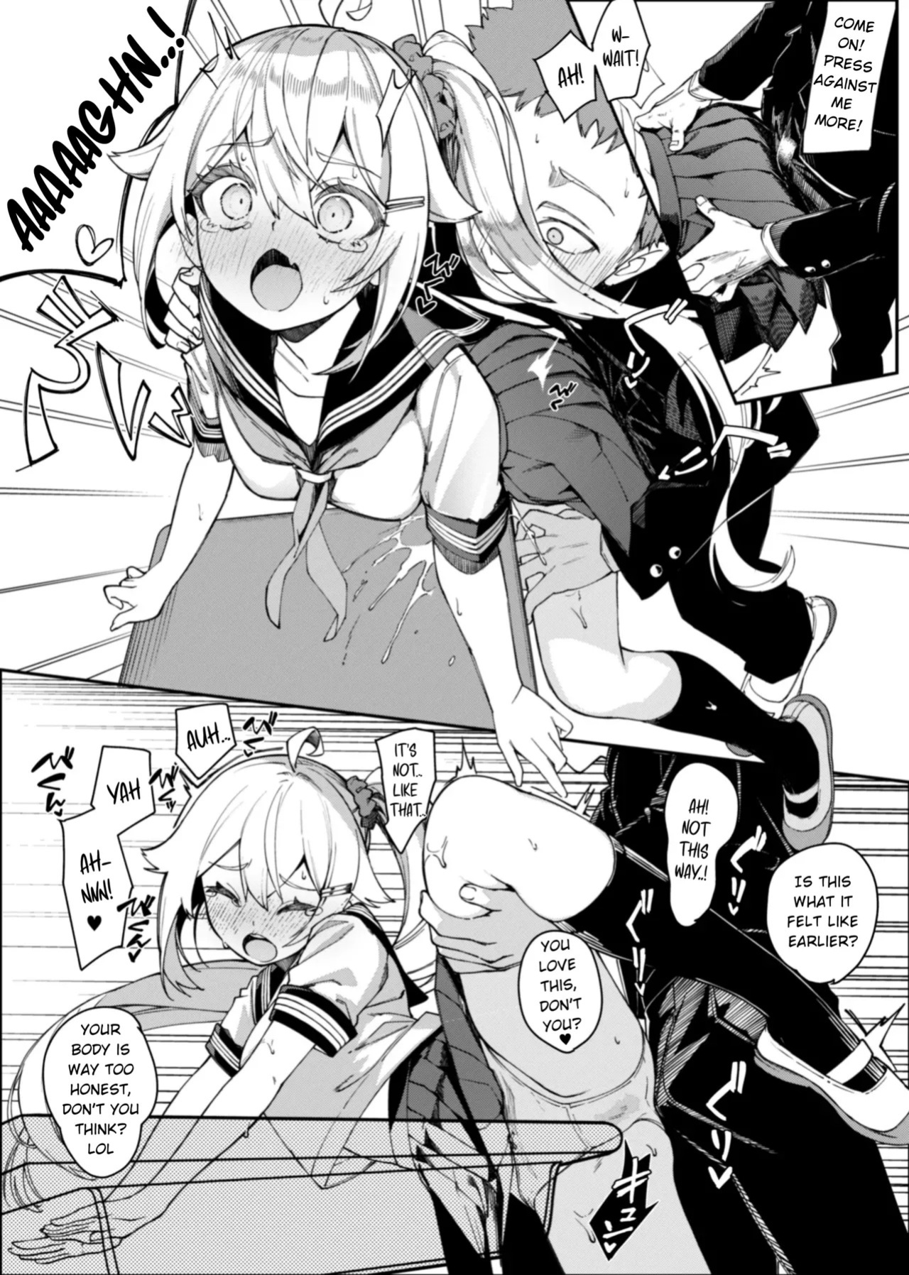 [Nunnu] Mirai-chan Corner Masturbation Manga (Mongolian-Beef)