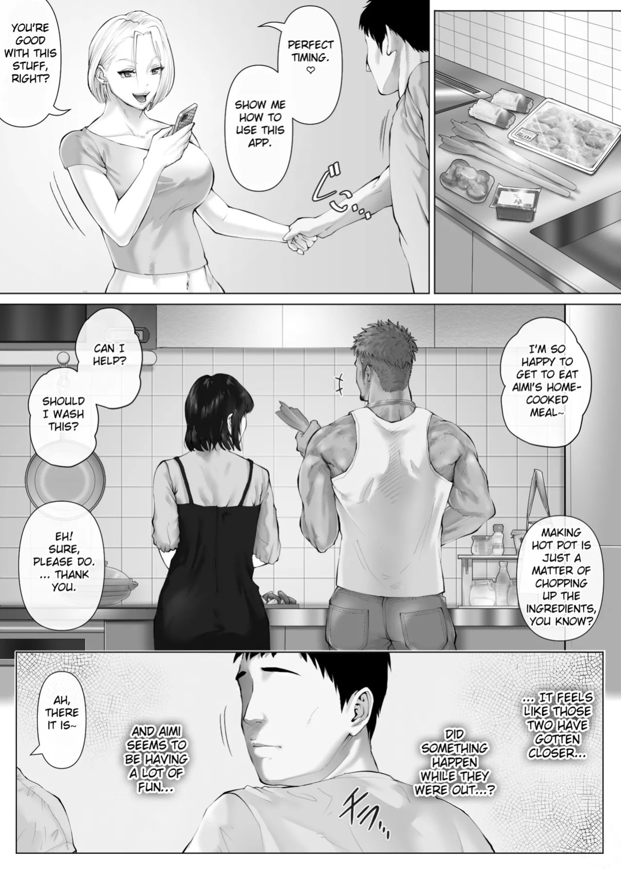 [Mitsumitsu Niku (Hikitogu)] LeveChi na Swapping 3 ~Honrosareru Fuufu Hen~ | Swapping on a Whole New Level 3 ~The Couple At The Mercy Of Others~ [English] [Fated Circle]