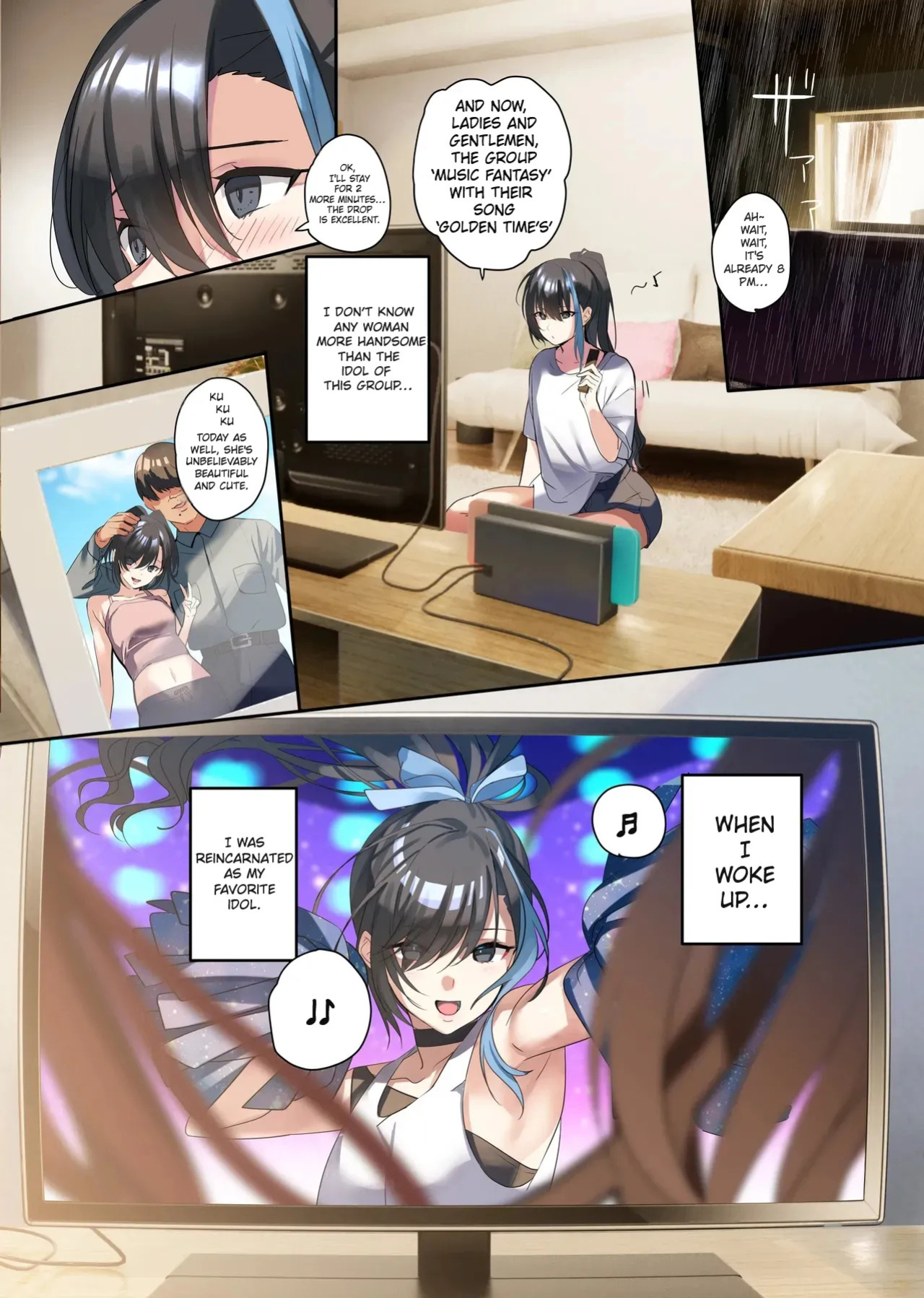 [ROUTE1 (Taira Tsukune)] An Otaku’s Quest to Save His Favorite Idol [English] [Comic.cx]