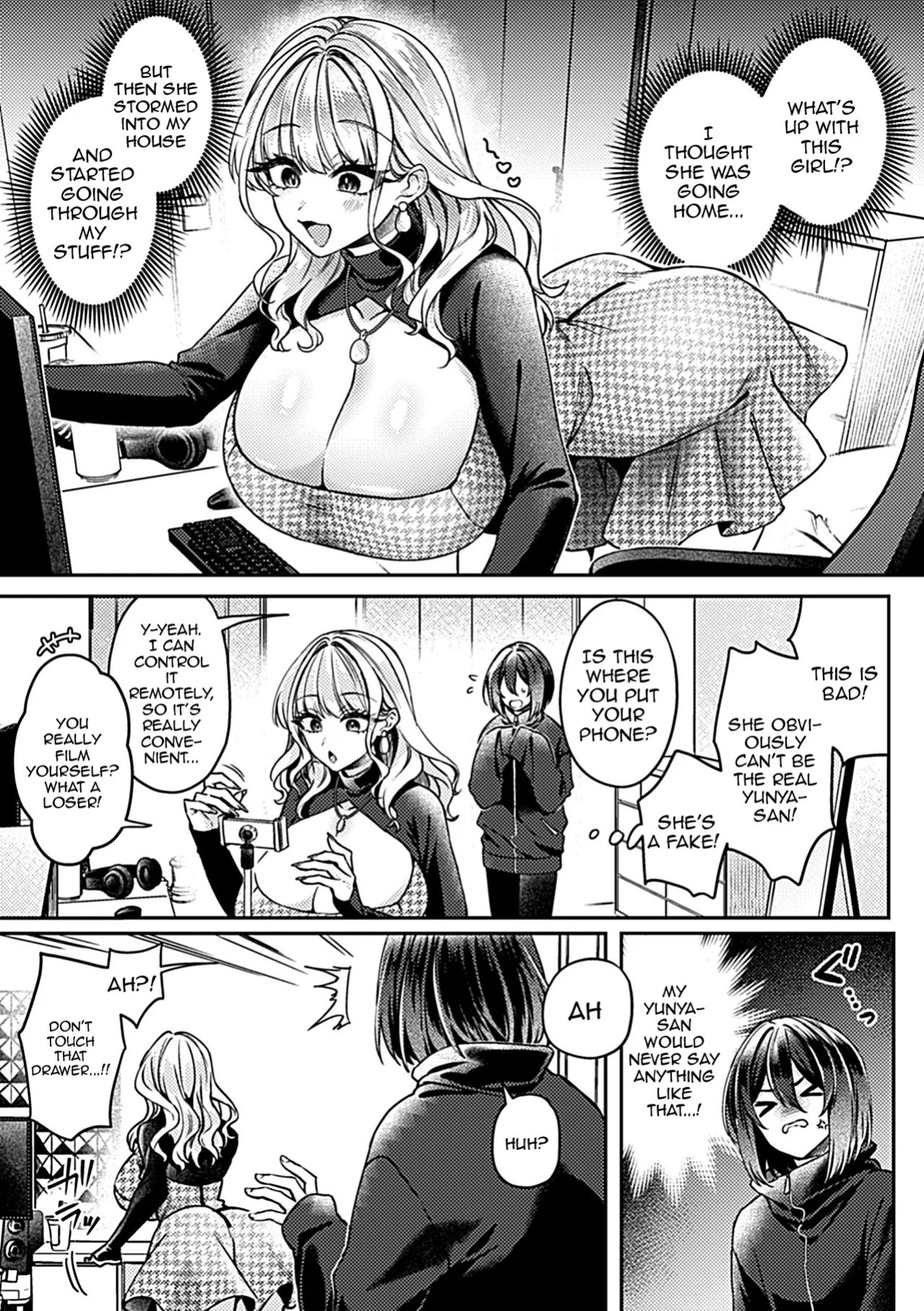 [Izumi Hachi] Tsuyotsuyo Gyaru no Inkya Ikusei Keikaku Ch. 1-2 | A Forceful Gyaru's Shy Man Raising Project Ch. 1-2 (COMIC GEE vol.36, 38) [English] {Doujins.com}