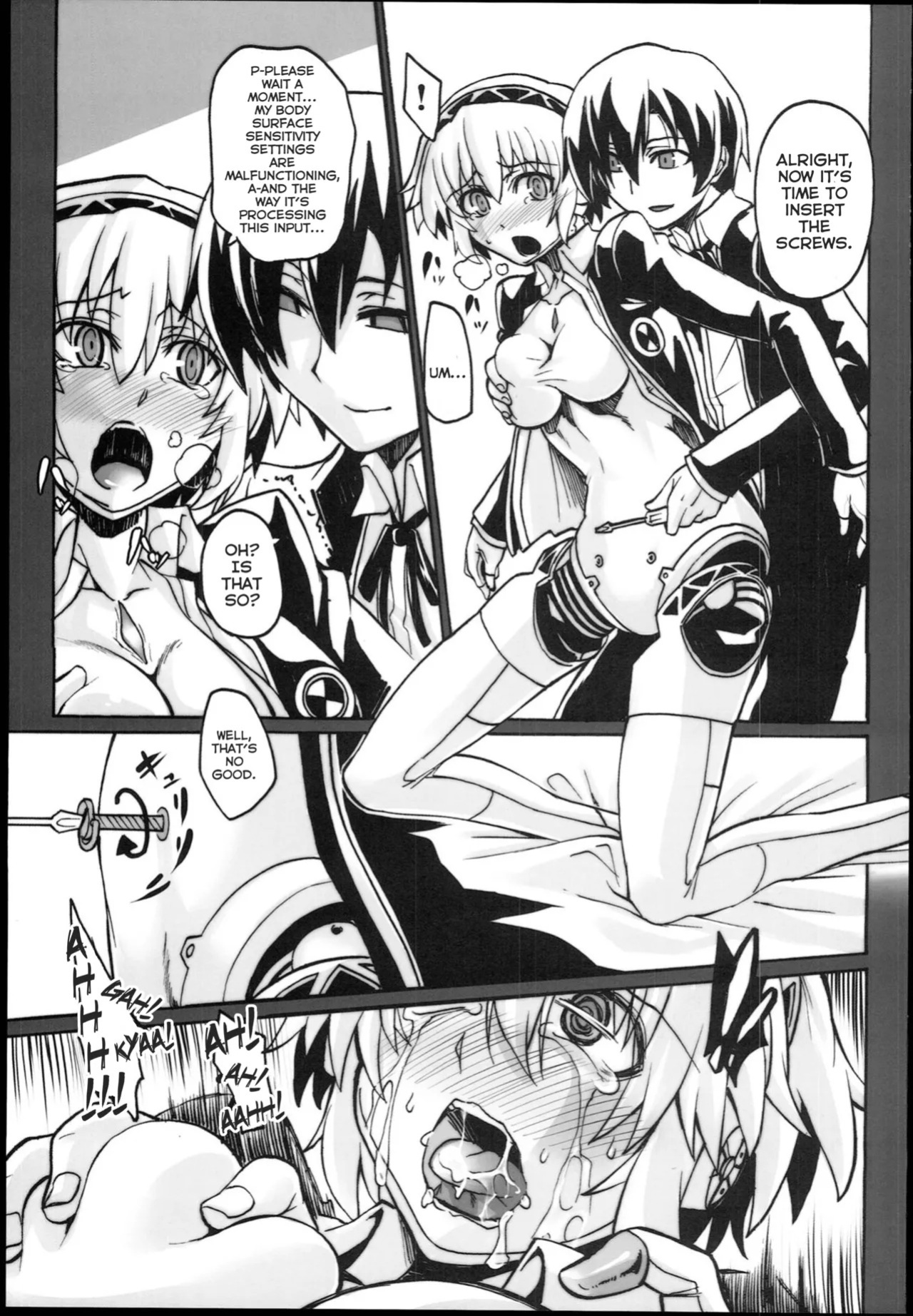 (C85) [Koukyou Koukoku Kikou (Segami Daisuke)] Kijou no Kuuron | The Mechanical Maiden's Abstract Theory (Persona 3) [English] [Kappa_Darklit]
