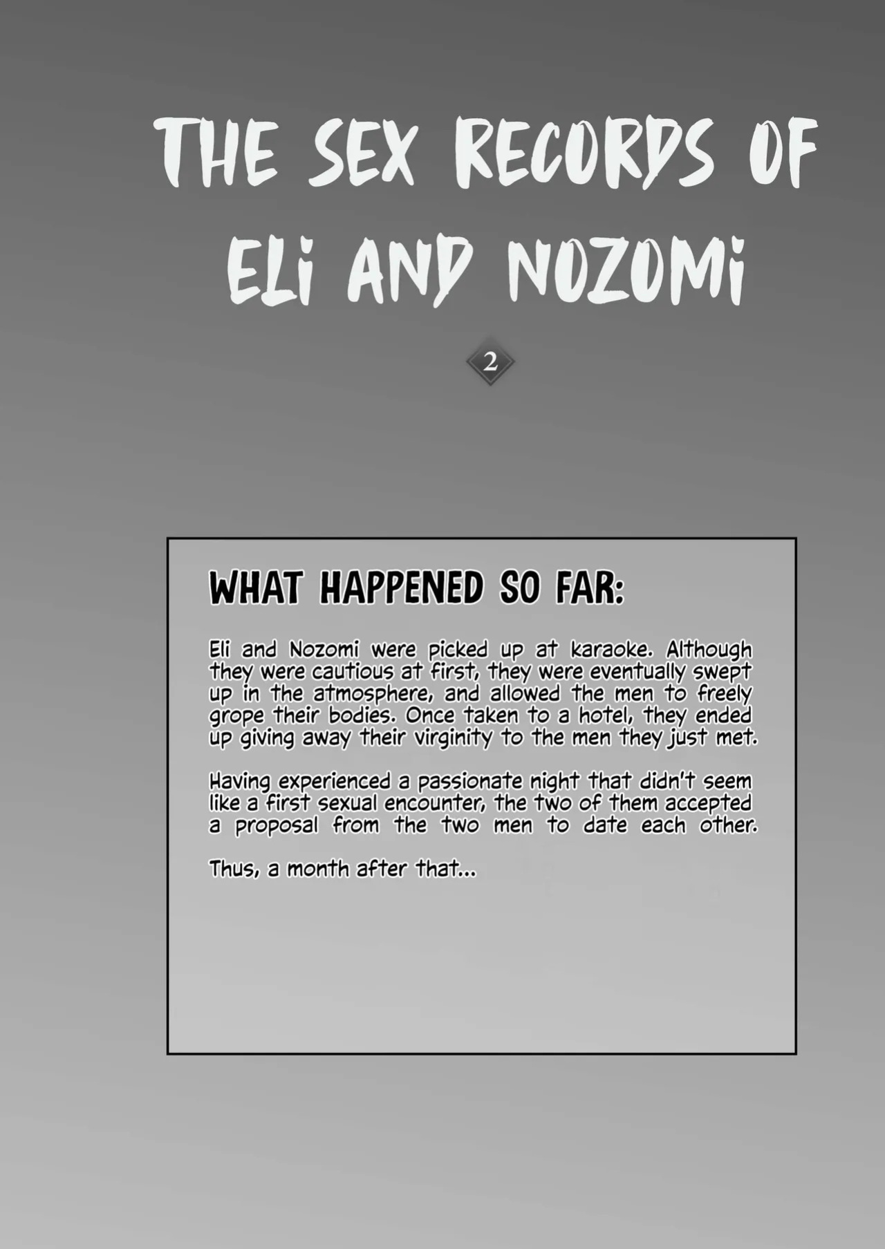 [Sobabu (Rasson)] Eri to Nozomi no Joujiroku - THE SEX RECORDS OF ERI AND NOZOMI 2 (Love Live!) [English] [Your Deer Friends Black] [Digital]