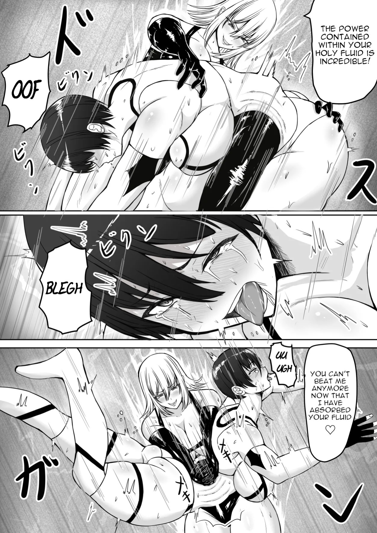 [Tetsunohiji] The Total Defeat of the Futanari Heroine | Kanzen haiboku futanari hiroin [English] [Digital]