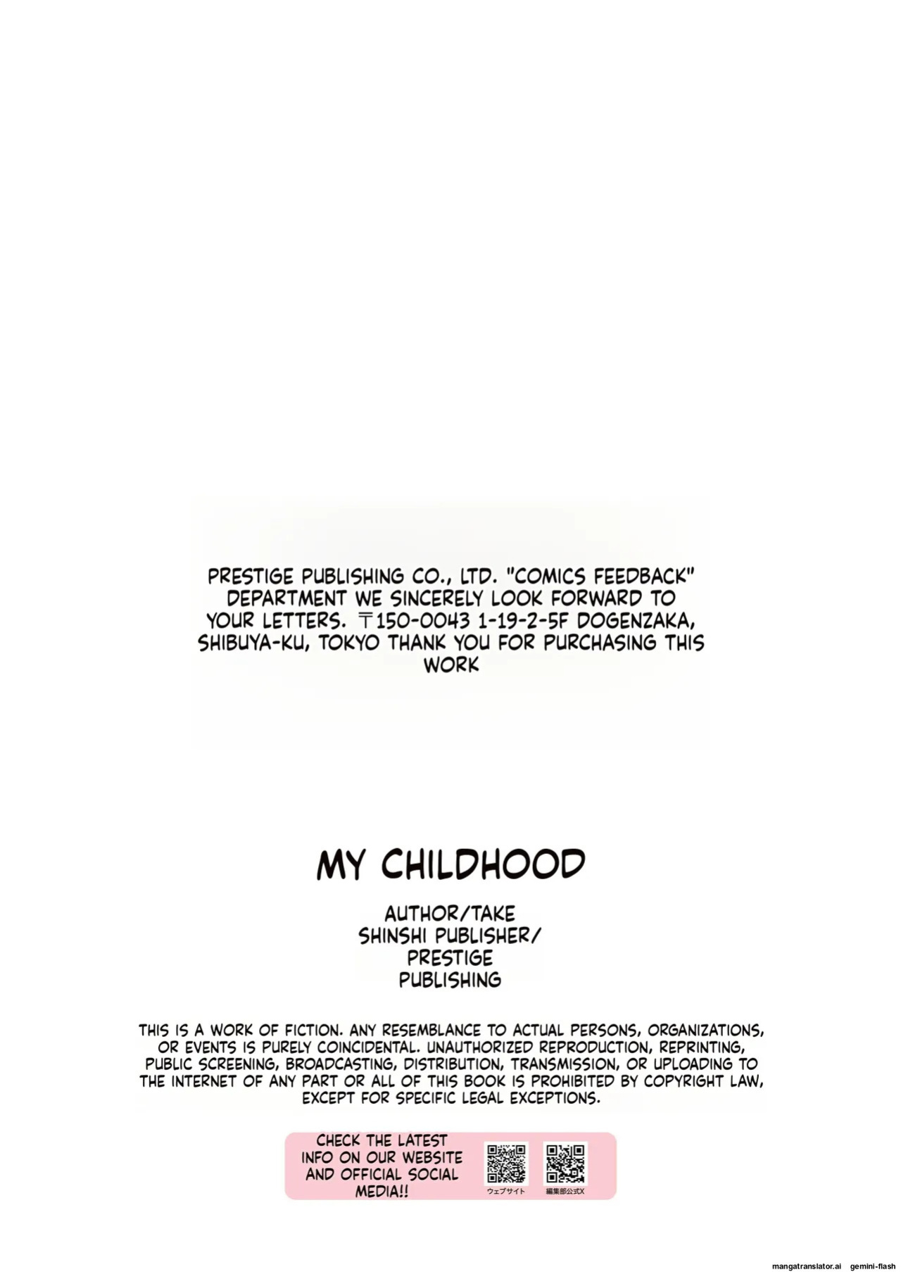 [Take Shinshi] My Childhood Friend Twins Become Another Man’s Onahole 1-3 [English]