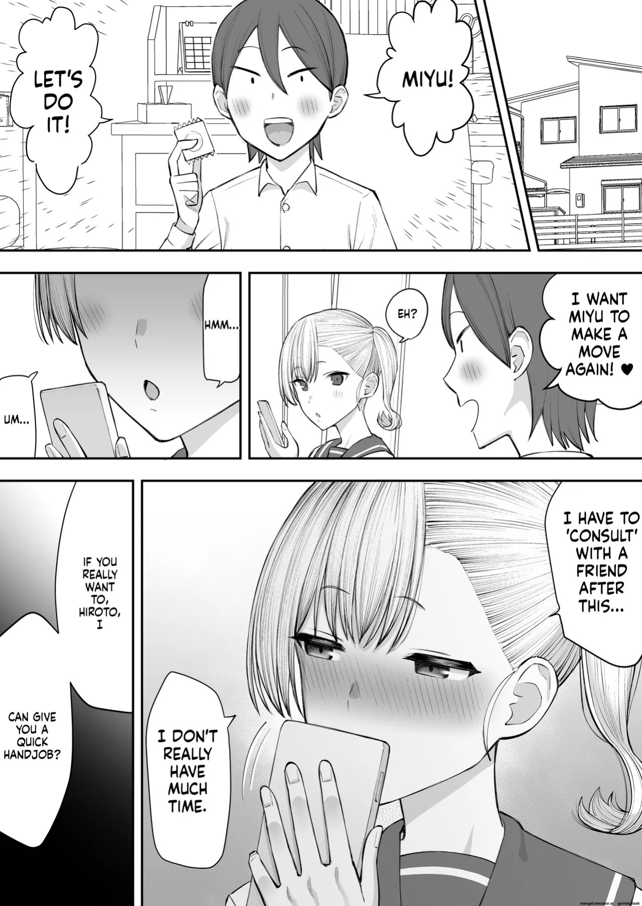 [Take Shinshi] Yarichin ga Tenkou Shite Kita! Netorare Kouhen | The Fuckboy Transferred in! Ntr Part 2 [English]