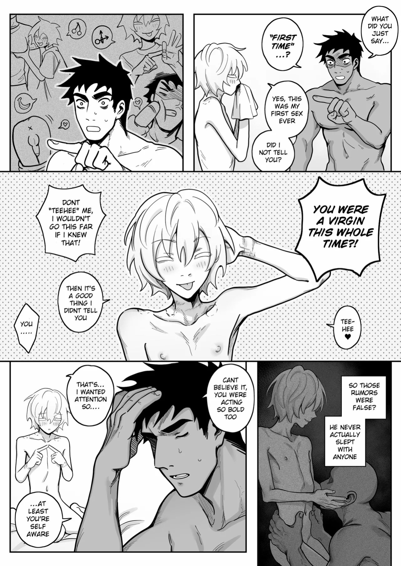 [Schweinchen31] Dosukebena Roommate o Wakara Seru Hanashi | Teaching My Perverted Roommate a Lesson [English]