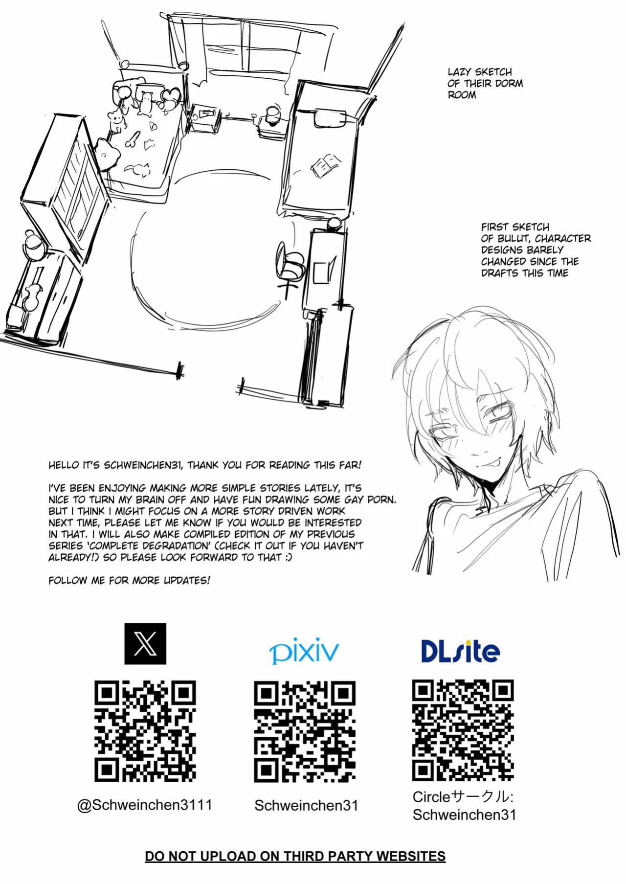[Schweinchen31] Dosukebena Roommate o Wakara Seru Hanashi | Teaching My Perverted Roommate a Lesson [English]