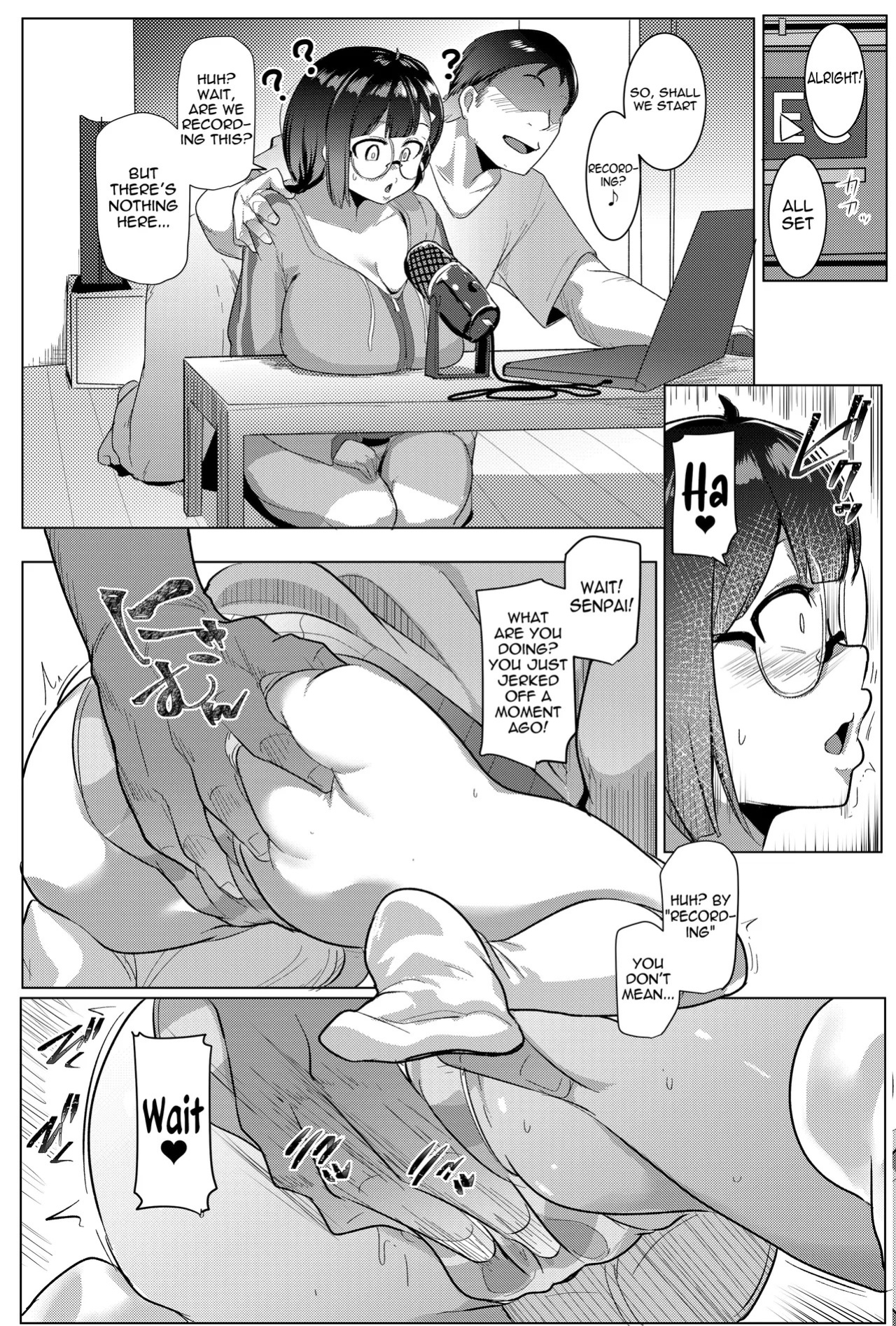 [Hitsuji Kikaku (Muneshiro)] Kouhai in the Home [English] [meganekun_tl] [Digital]