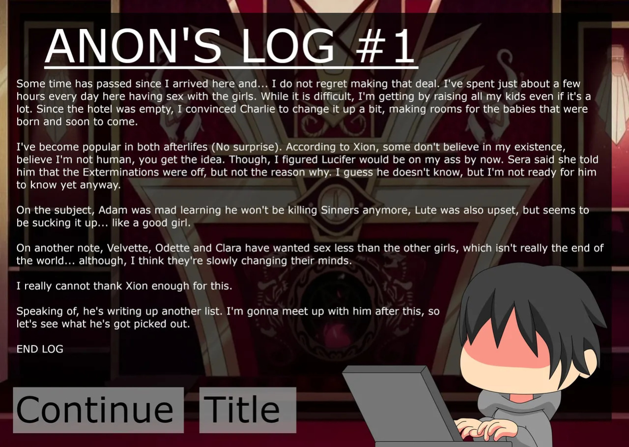[Xml Xrossover] Anon X Hellaverse (Ongoing)