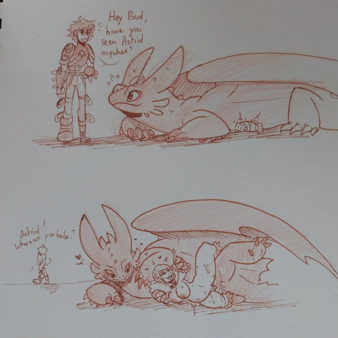 [HorniBaguette] Toothless x Astrid