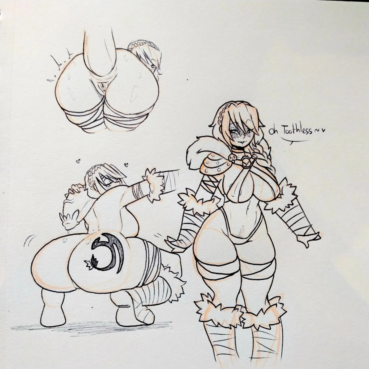 [HorniBaguette] Toothless x Astrid