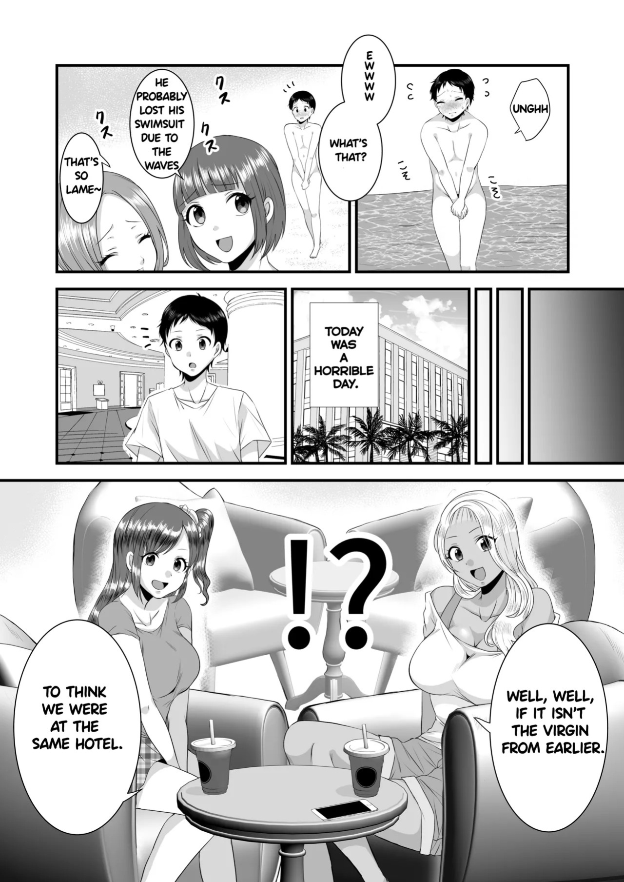 [Dokutoku no M (Sagano Katsuma, Akatsuki Shion)] Umibe no Gal no Doutei Asobi (M-o Muke Zasshifuu Doujinshi Dokutoku no Magazine Vol. 2) [English]
